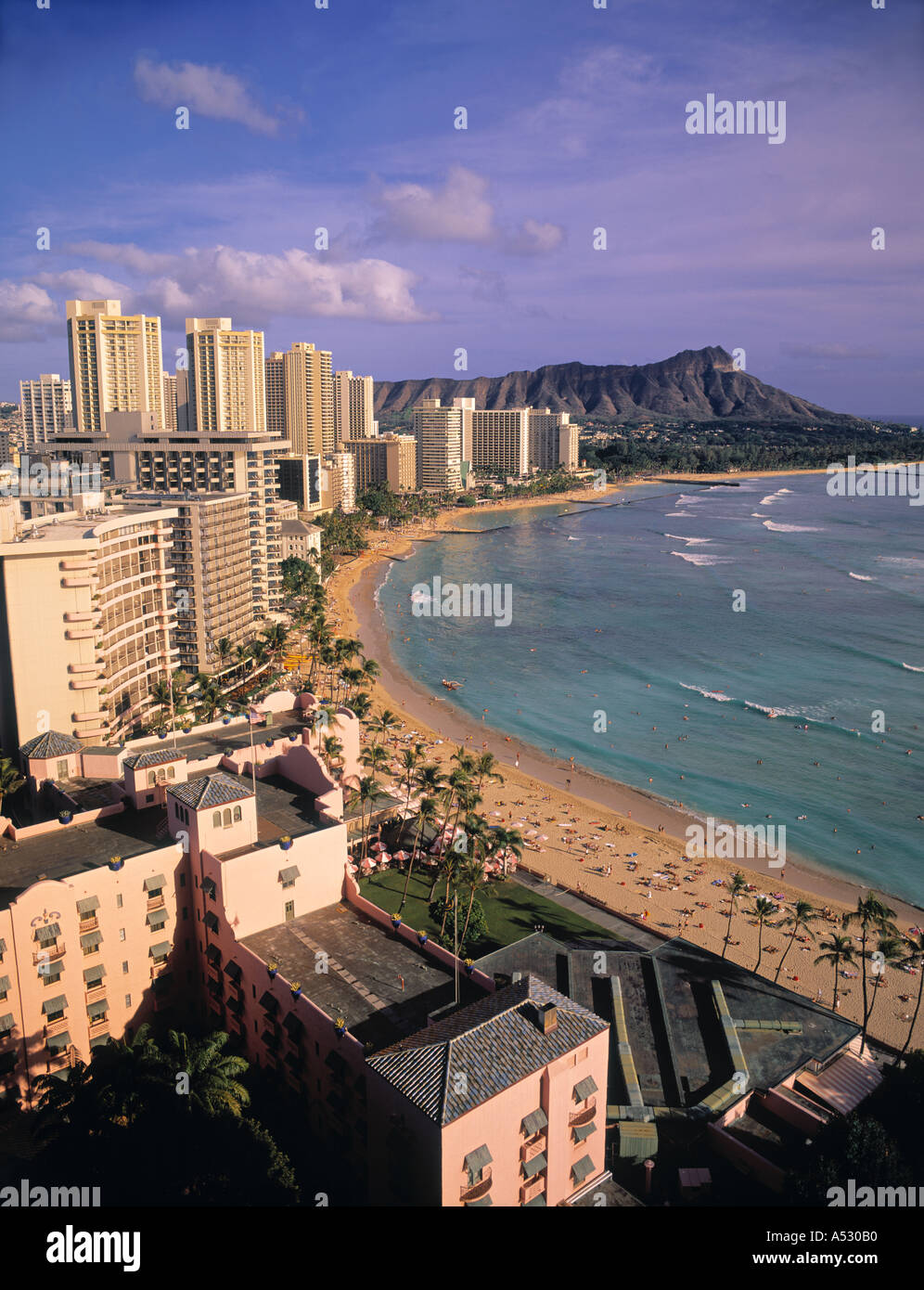 Waikiki beach honolulu hawaii oahu hi-res stock photography and images ...
