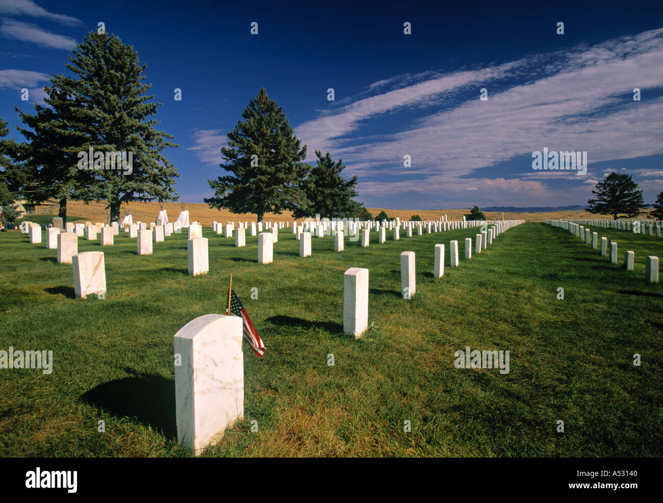 Little Bighorn Battlefield, Hardin, Montana, USA Stock Photo Alamy