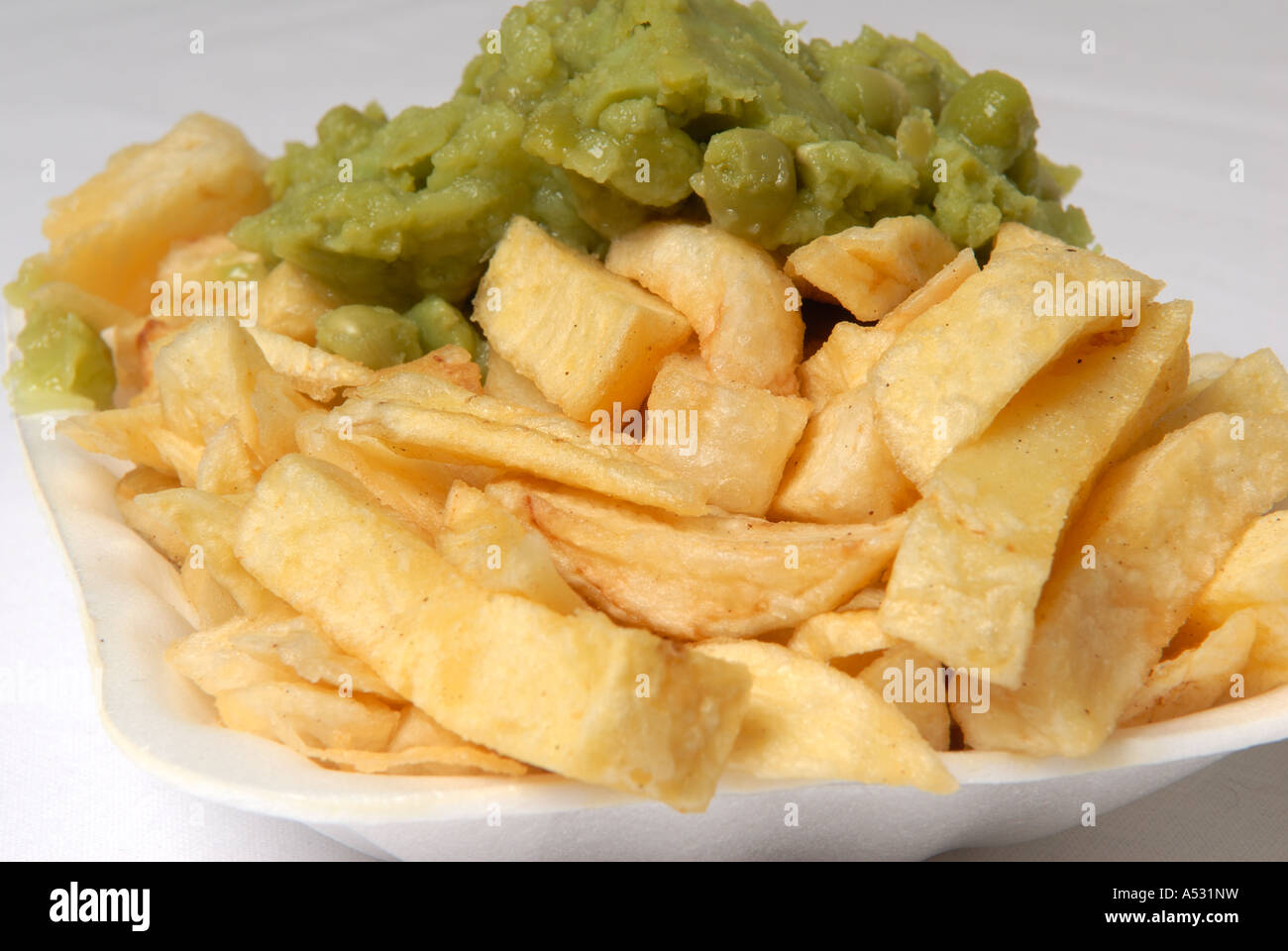 Fish and chips Take away Food. Stock Photo