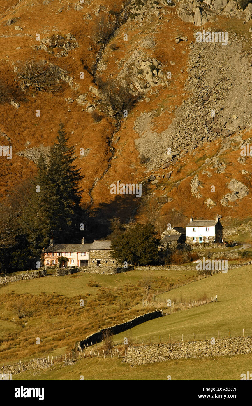 High Bield in Little Langdale in the English Lake District Stock Photo ...