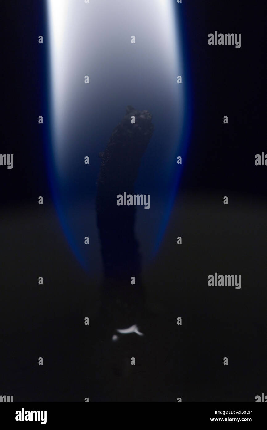 Candle Light in Darkness Stock Photo Alamy