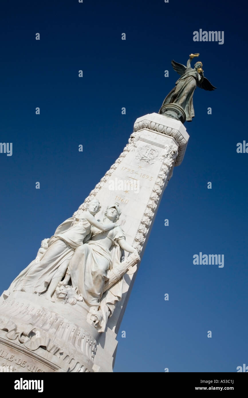 Nike, memorial to commemorate significant in the history of Nice, France Stock Photo - Alamy