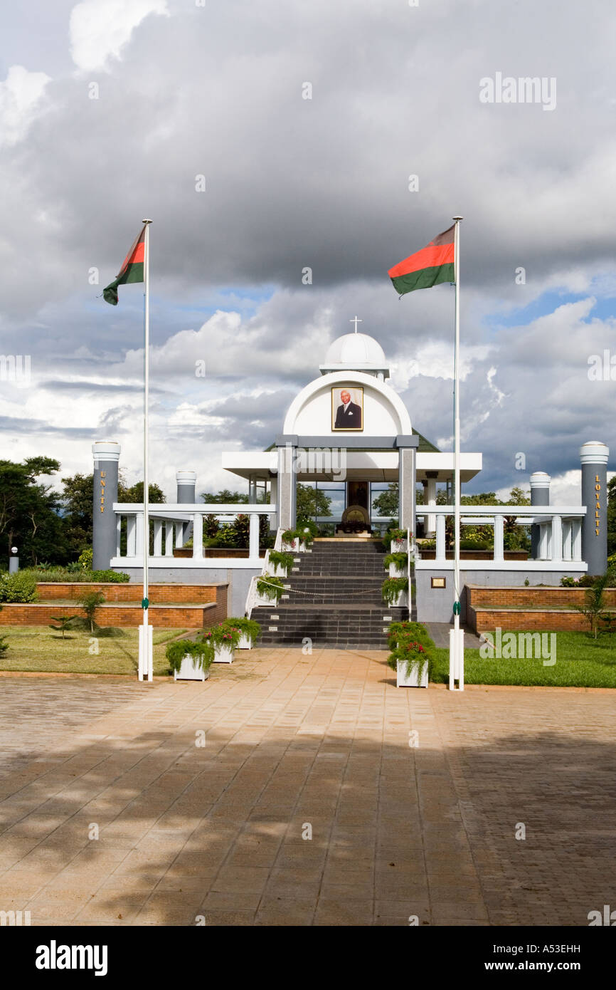 Mausoleum for Ngwazi Dr Hastings Kamuzu Banda, first president of the Republic of Malawi, in Lilongwe Malawi Africa Stock Photo