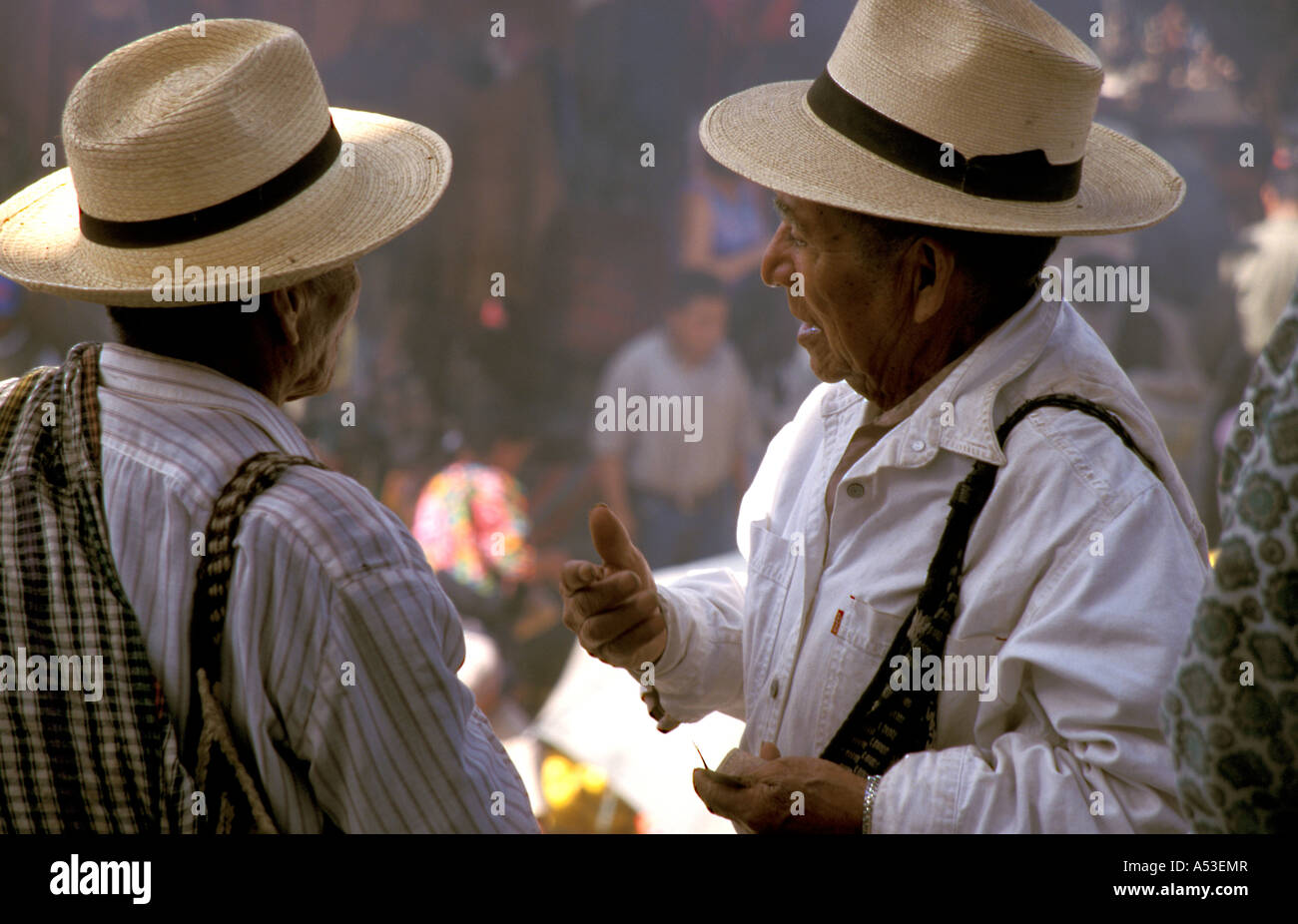 Painet ha0648 5537 guatemala men chichicastenango country developing nation less economically developed culture emerging Stock Photo