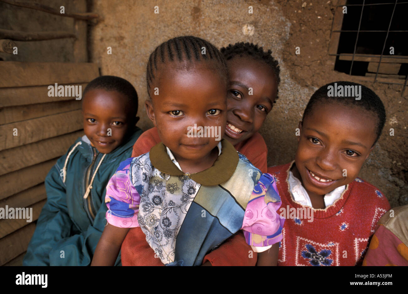 Painet ha0923 6250 kenya children kibera slum nairobi country developing nation less economically developed culture emerging Stock Photo