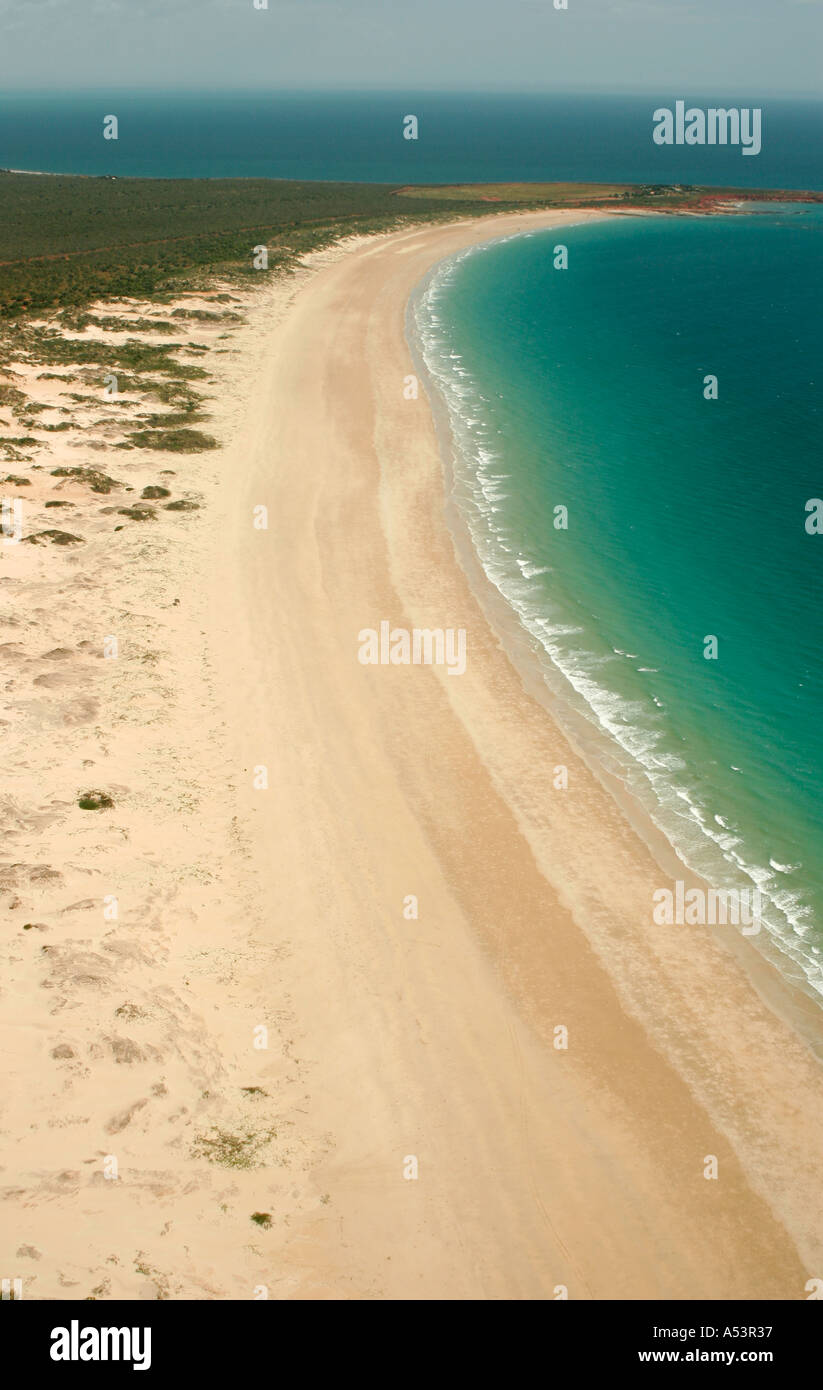 Aerial view of Cable Beach in Broome Western Australia Stock Photo
