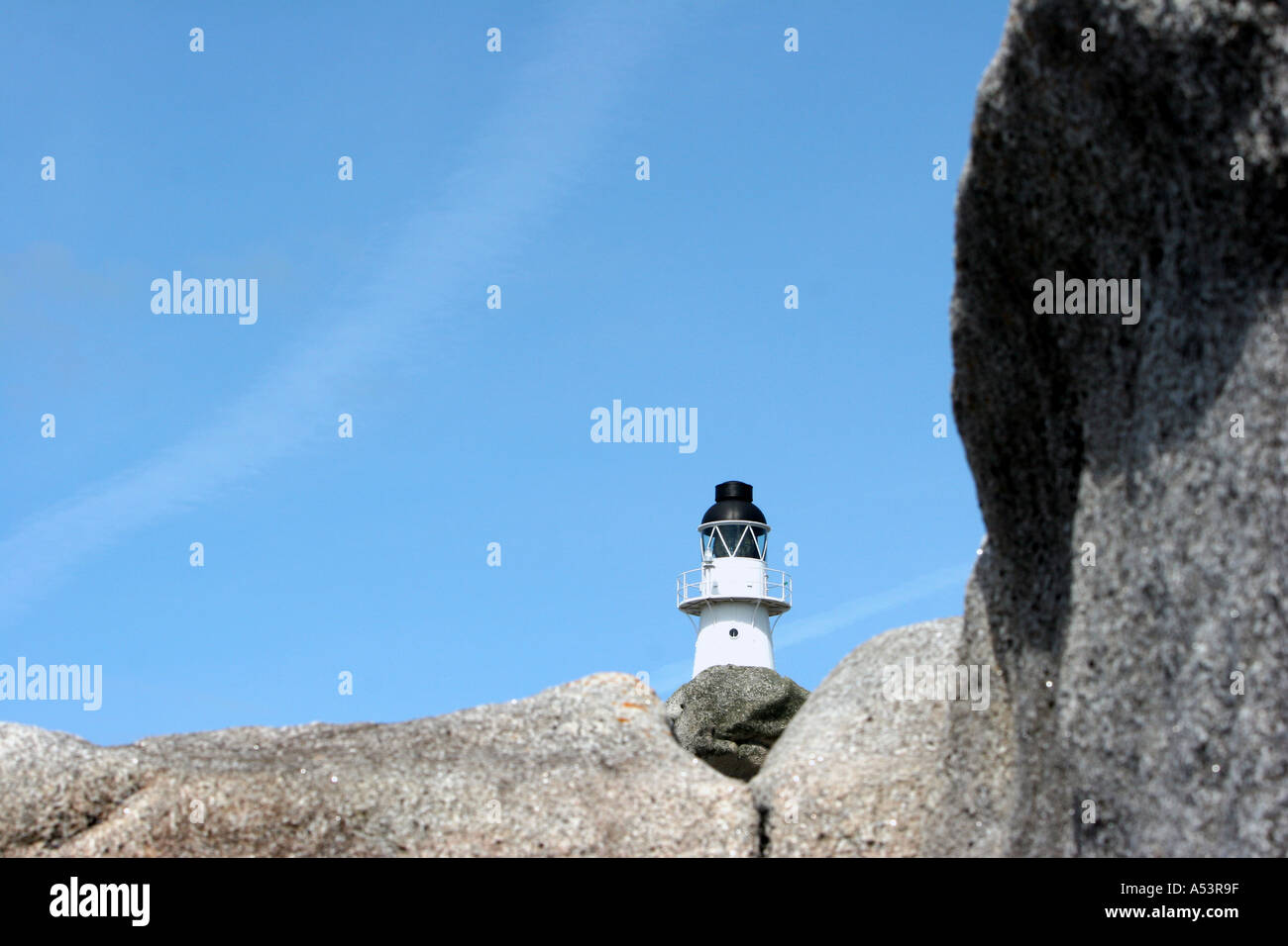 Lighthouse St Marys Stock Photo
