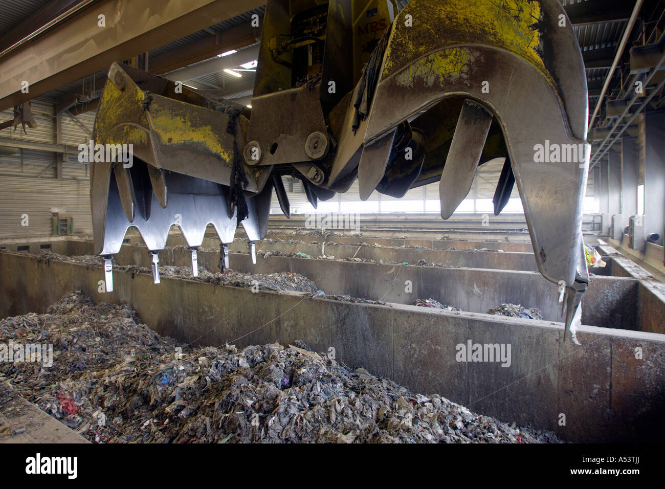 A waste disposal site Stock Photo Alamy