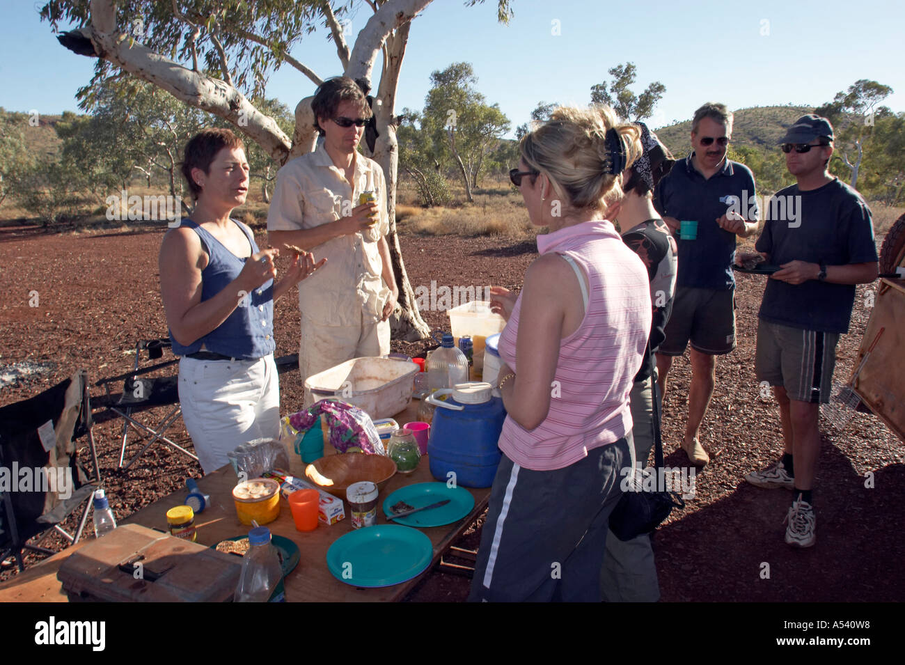 Breakfast to go Stock Photo