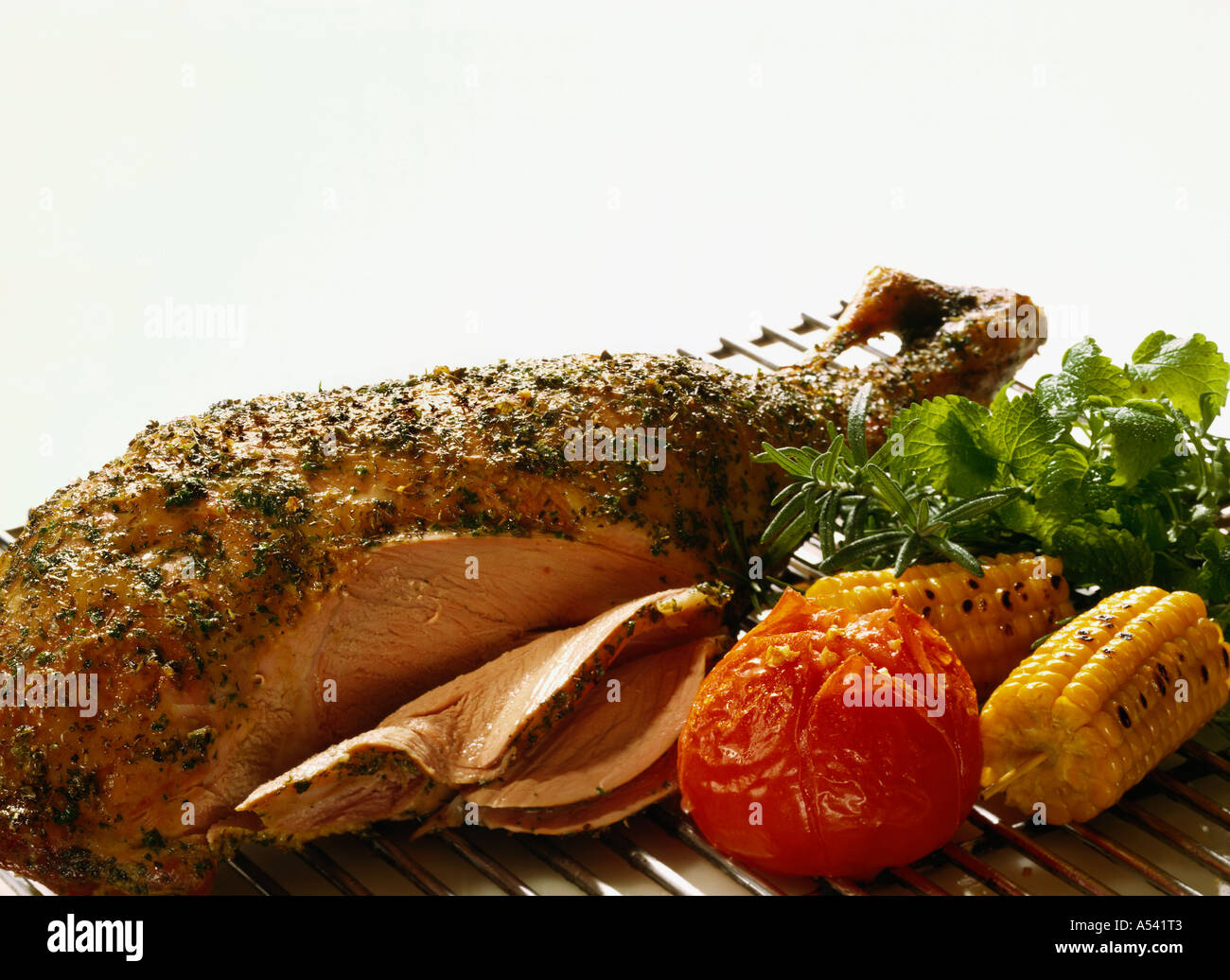 Grilled leg of lamb Stock Photo - Alamy