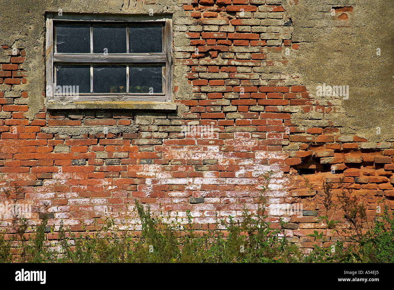 Old brickwall near Dorfen Upper Bavaria Germany Stock Photo