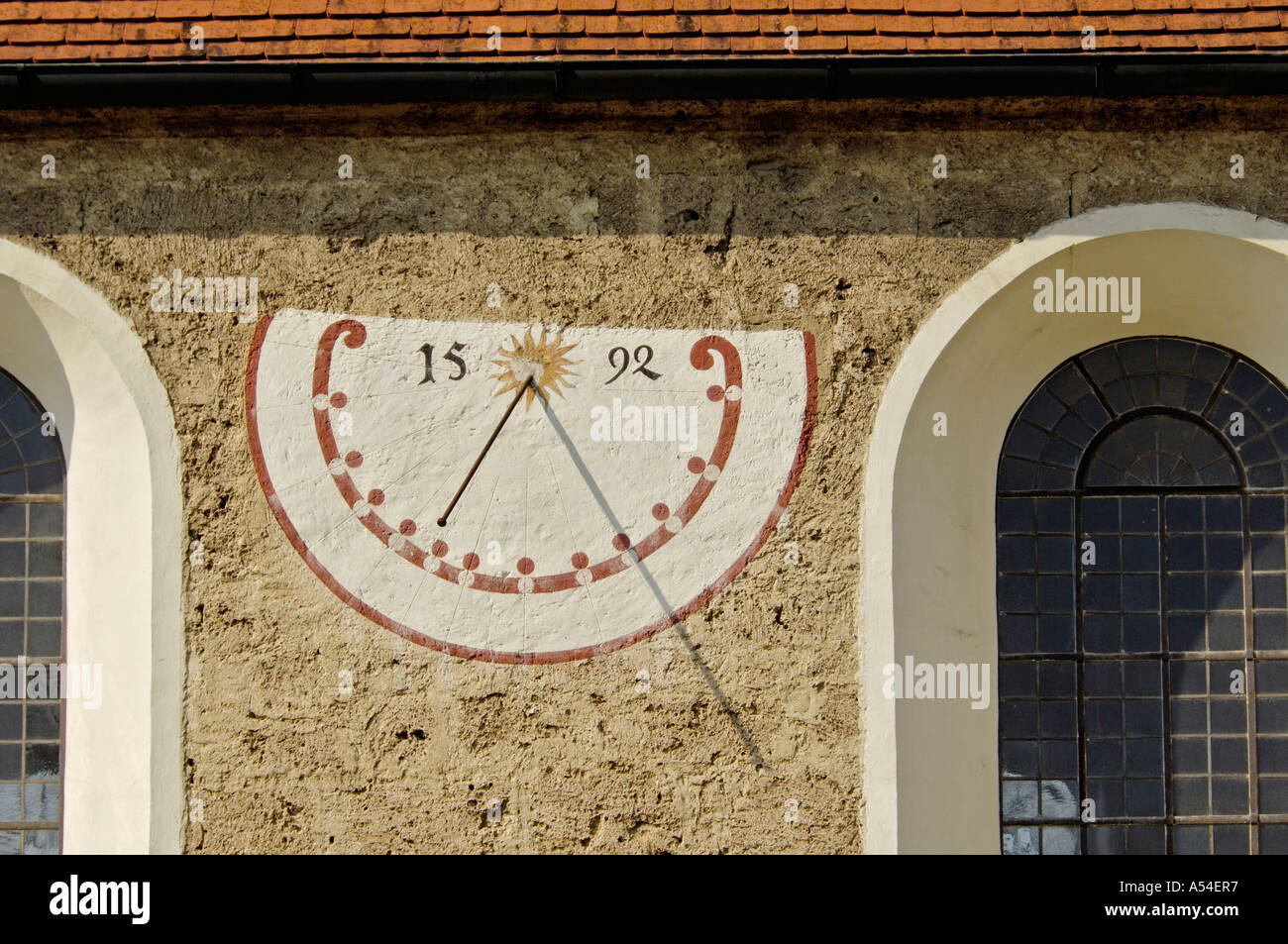 Sun dial sundial Stock Photo