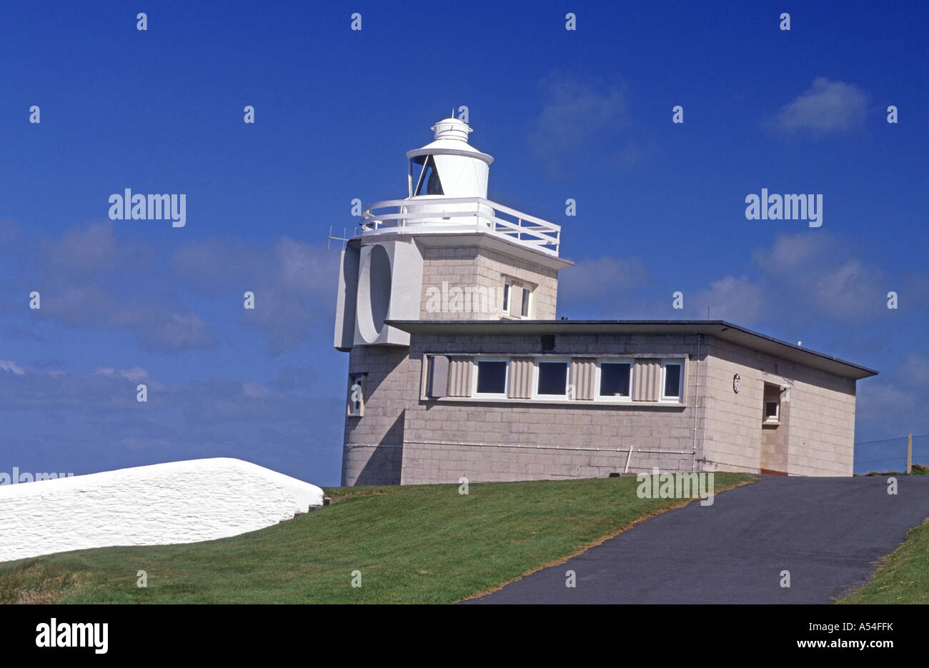 Bull Point Lighthouse, Mortehoe. West Country. Devon. XPL 4770-447 Stock Photo