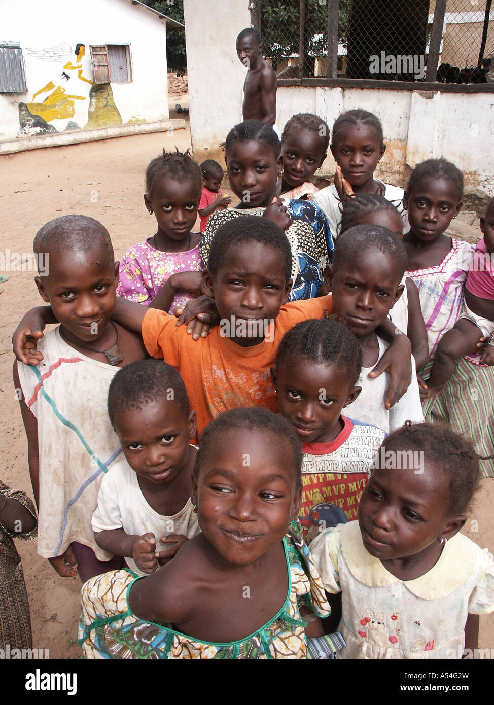 Painet hn2283 7912 gambia children kabekel village birkama country ...