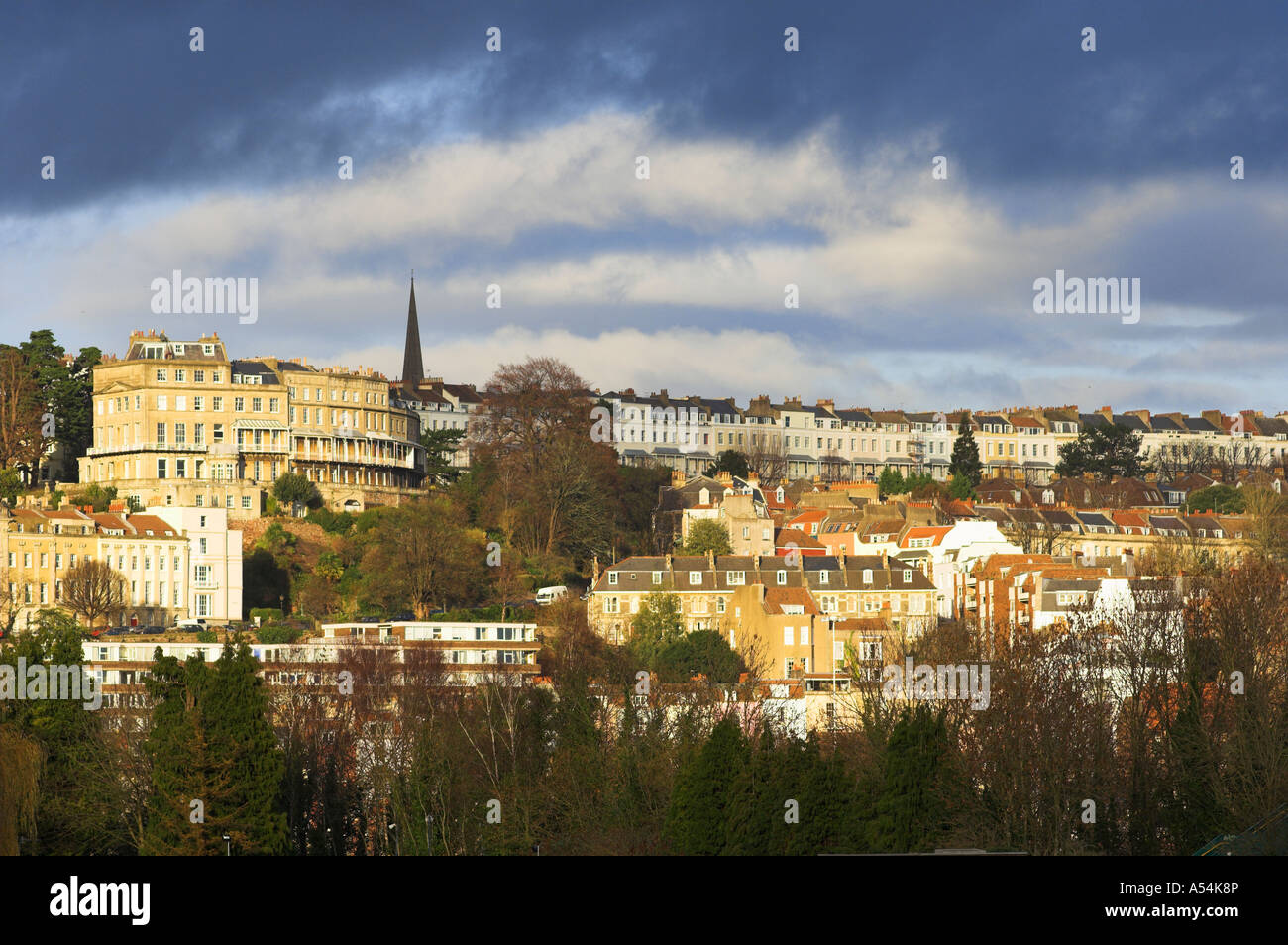 The Paragon Royal York Crescent and houses of Clifton Bristol UK Stock