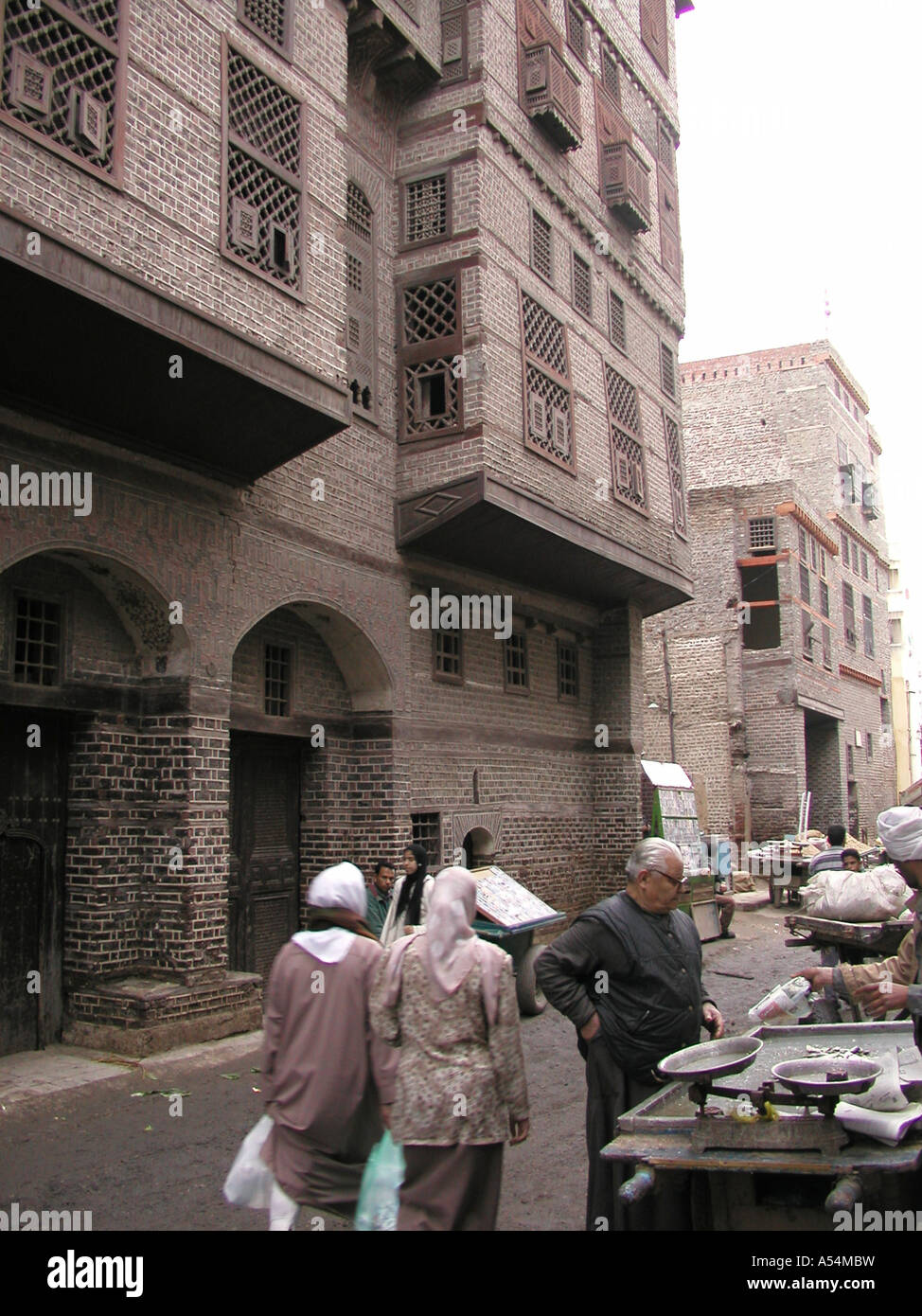 Painet ip1651 5780b egypt traditional architecture rachid country developing nation less economically developed culture Stock Photo