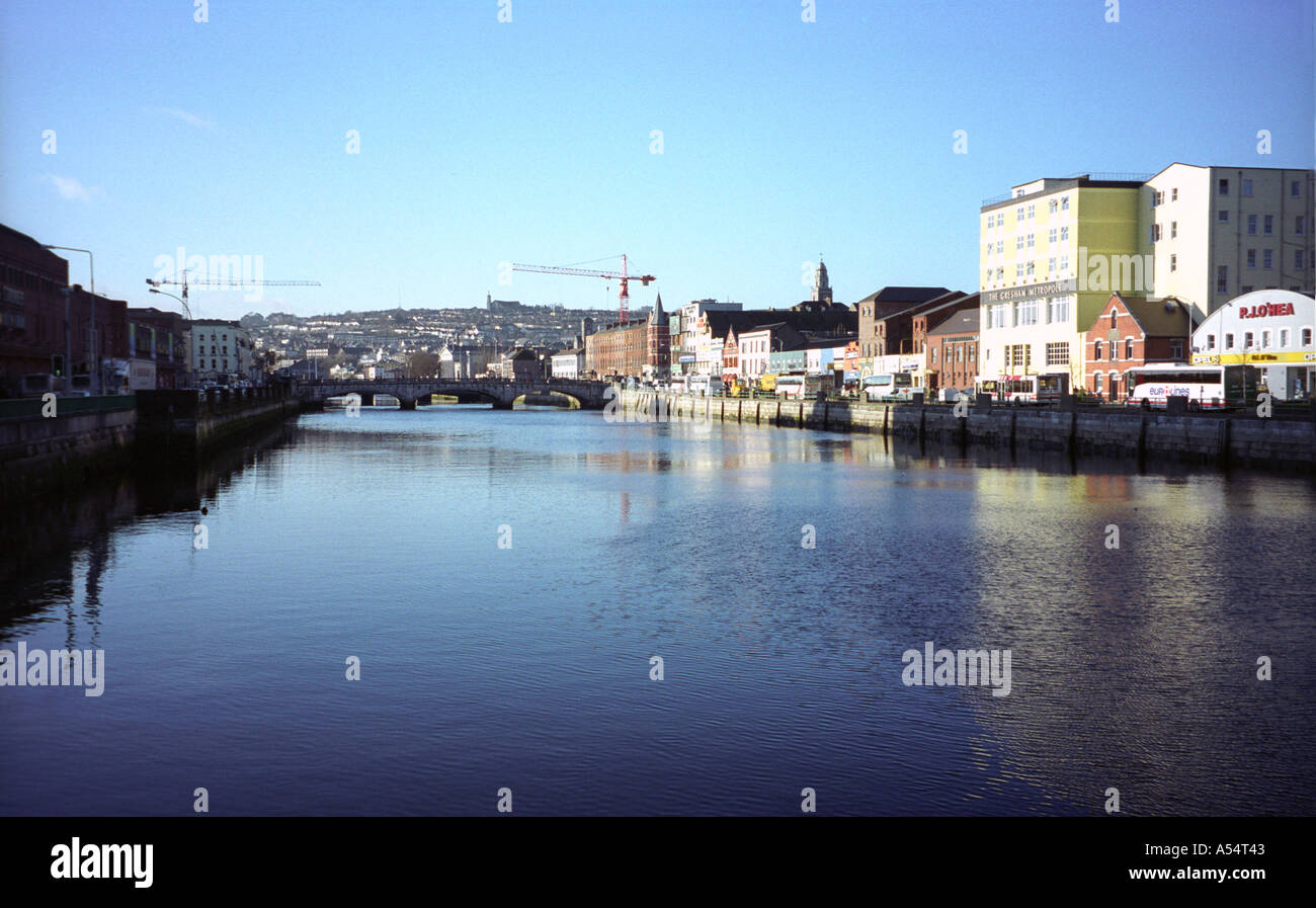 The Lee river in Cork Ireland Stock Photo - Alamy