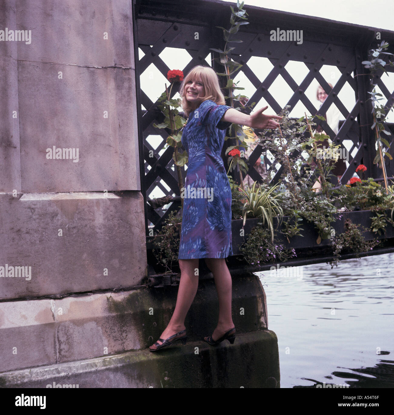 MARIANNE FAITHFULL UK pop singer about 1965 Stock Photo
