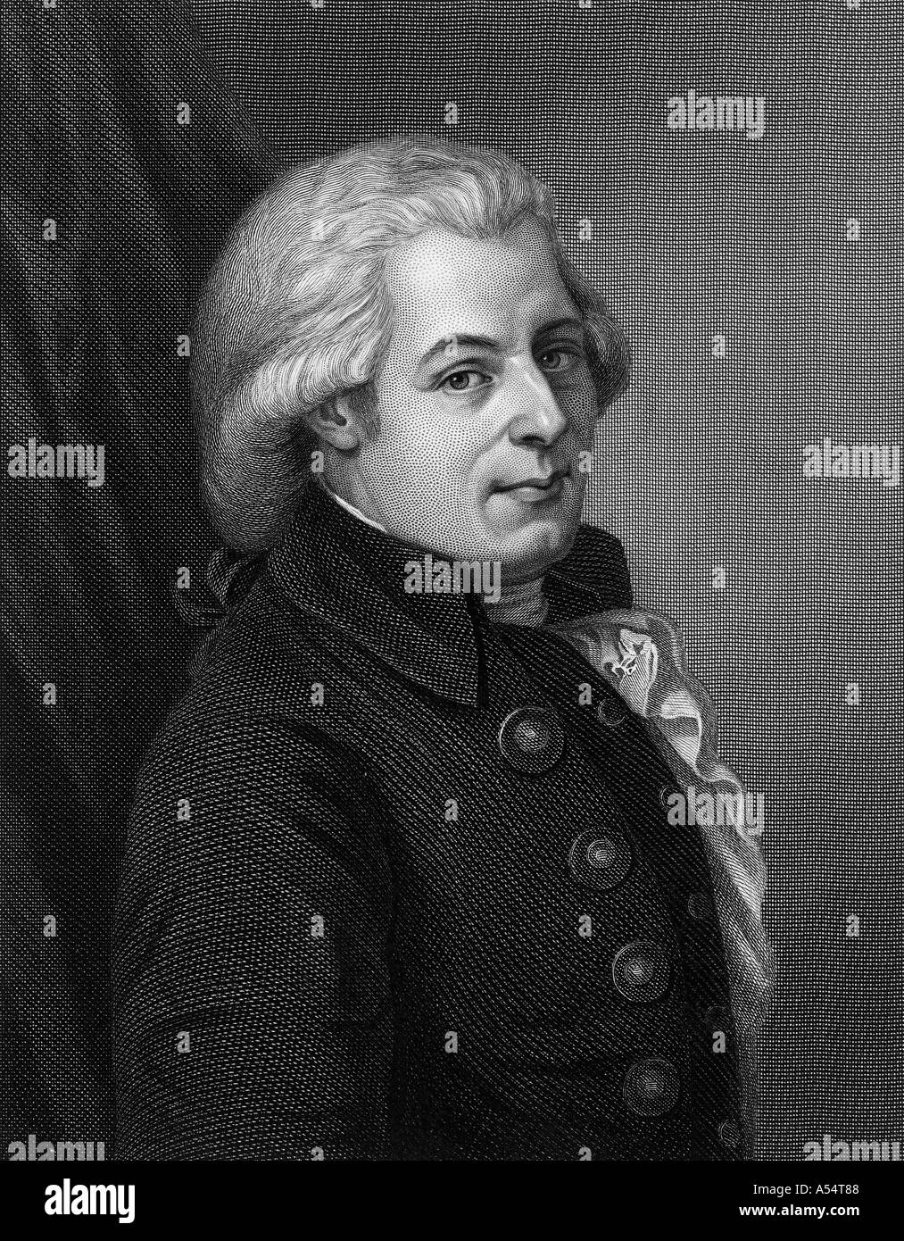 WOLFGANG AMADEUS MOZART Austrian composer 1756 1791 Stock Photo