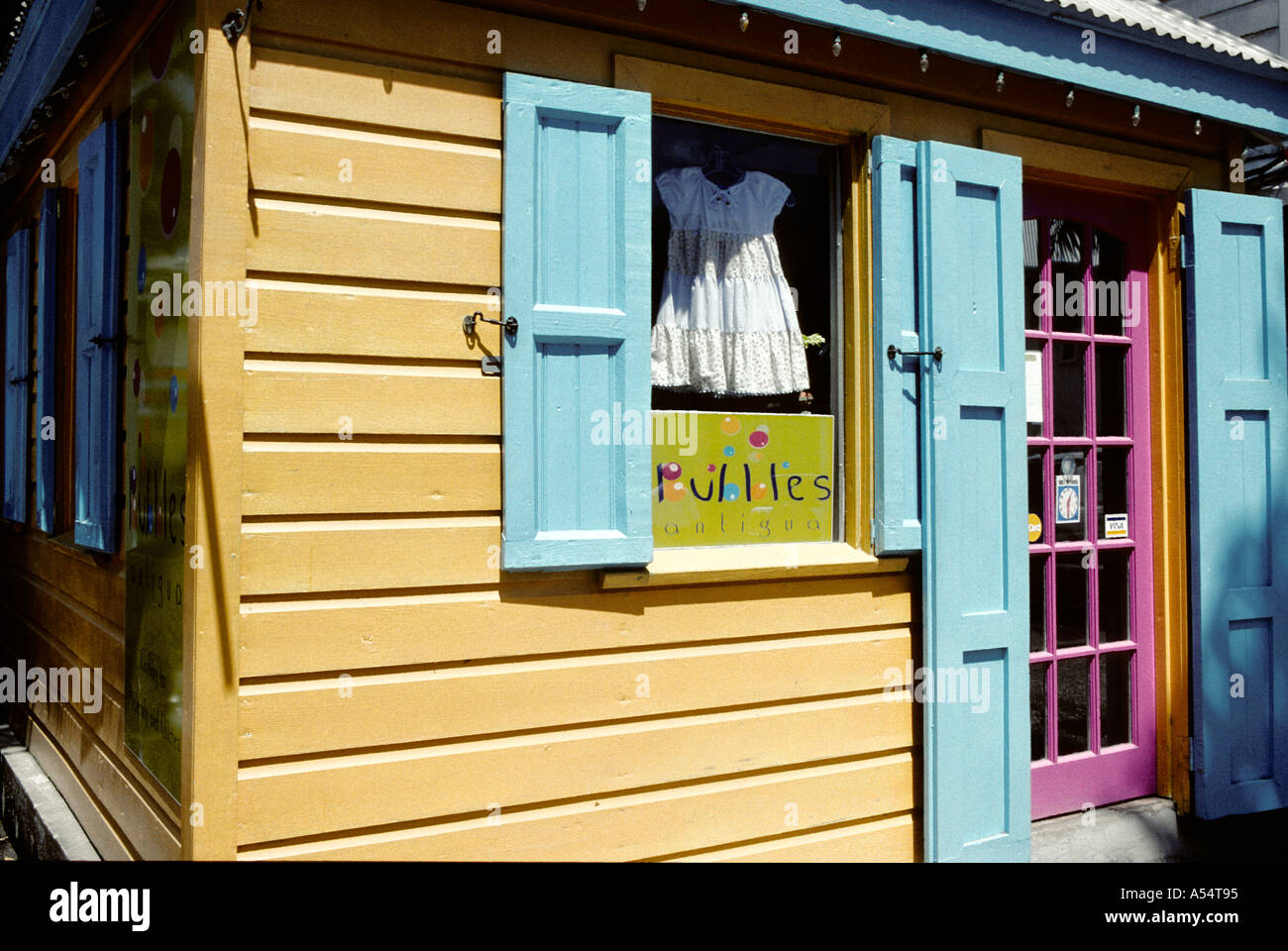 Gift Shop Redcliffe Square St Johns Antigua Stock Photo Alamy