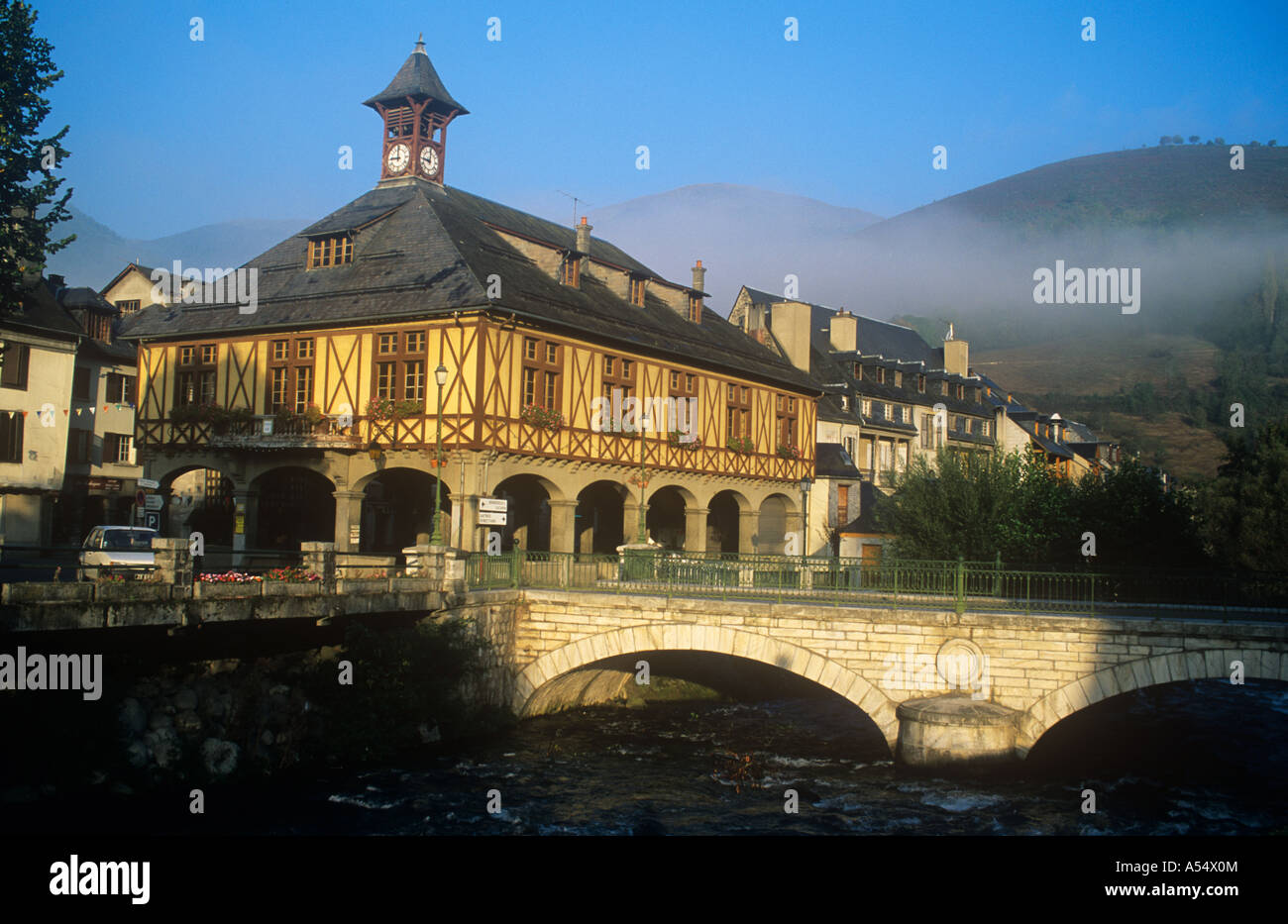 Arreau, Haute-Pyrenees, Midi-Pyrenees, France Stock Photo