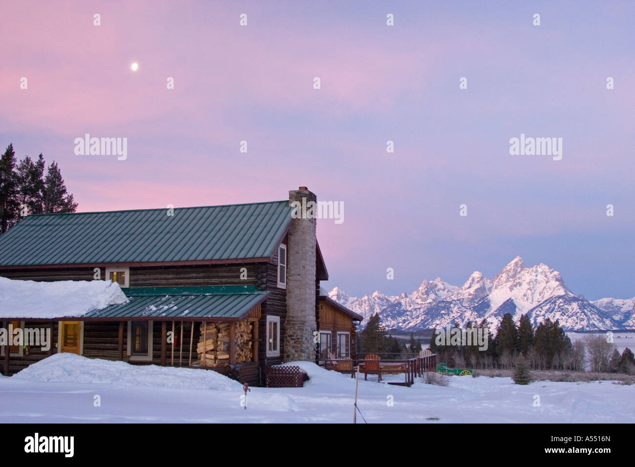 Triangle X Ranch in Grand Teton National Park Stock Photo Alamy
