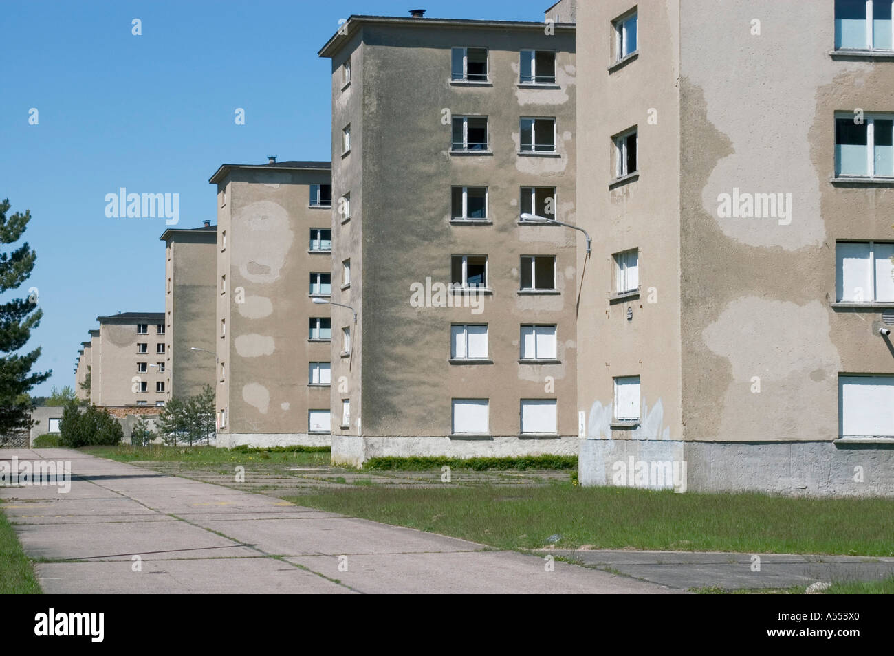 Island Rügen Ruegen Mecklenburg-Vorpommern Germany Prora ruins of the ...