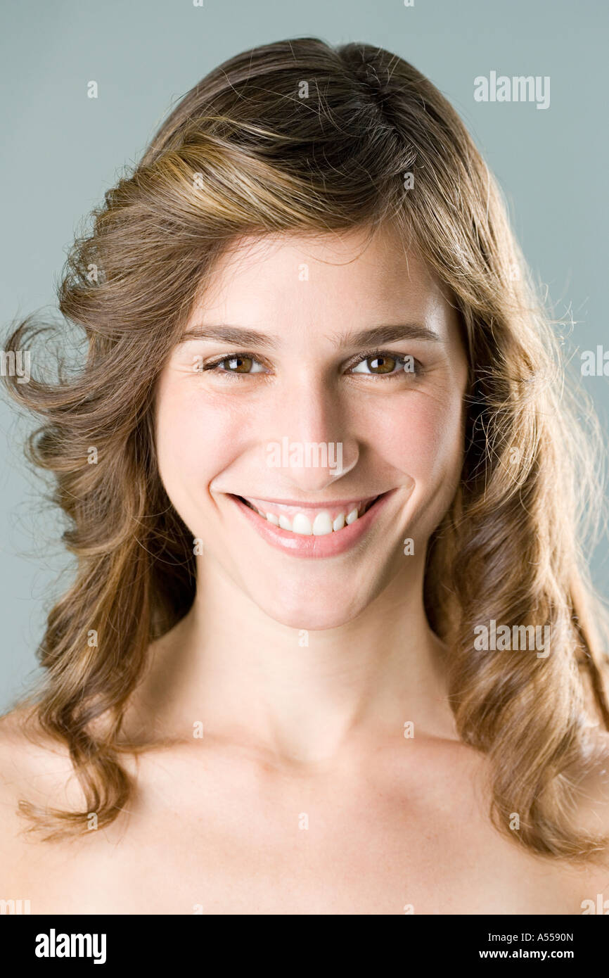 Detail beautiful woman curly hi-res stock photography and images - Alamy