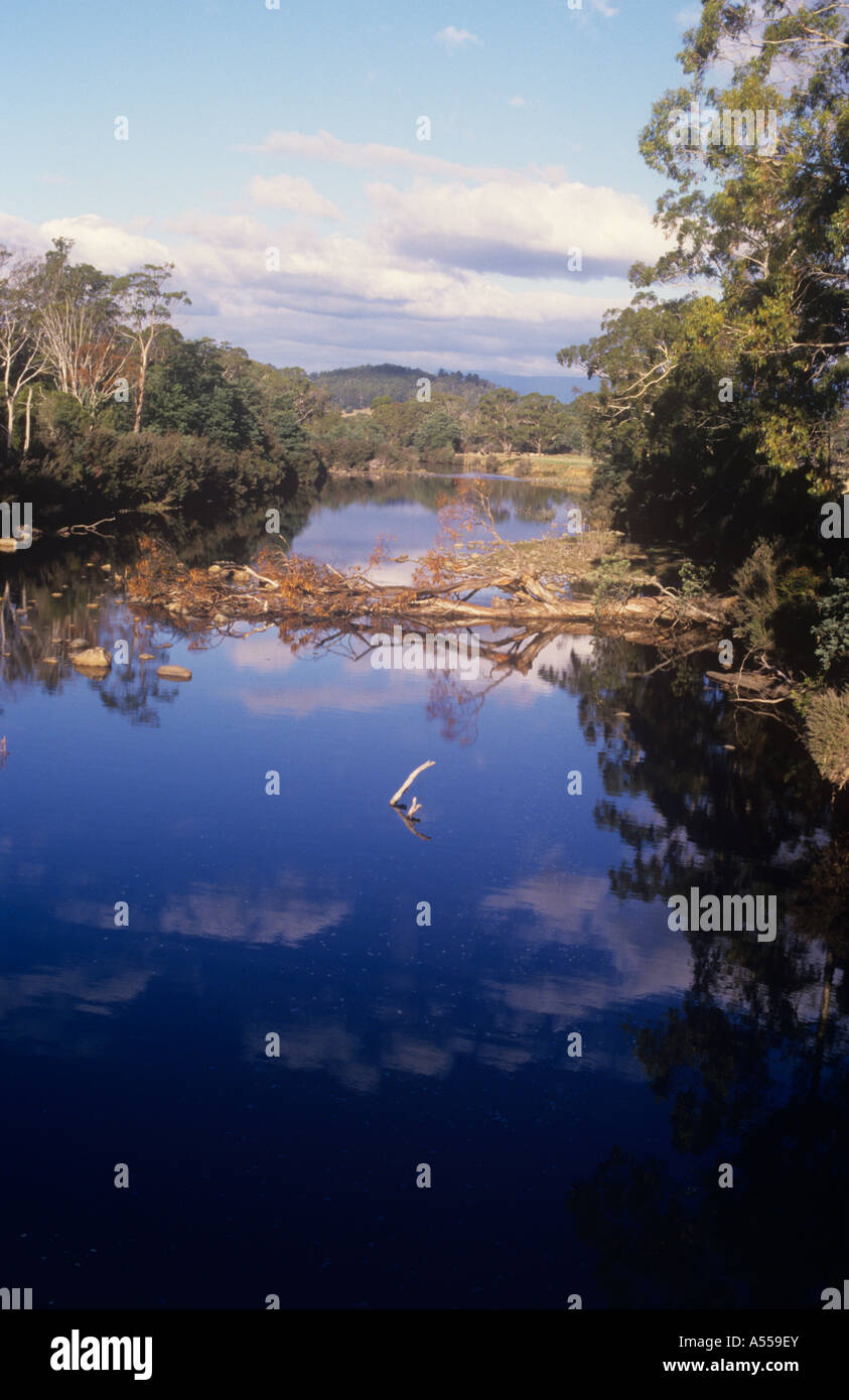 river, Central Highlands, Tasmania, Australia Stock Photo Alamy