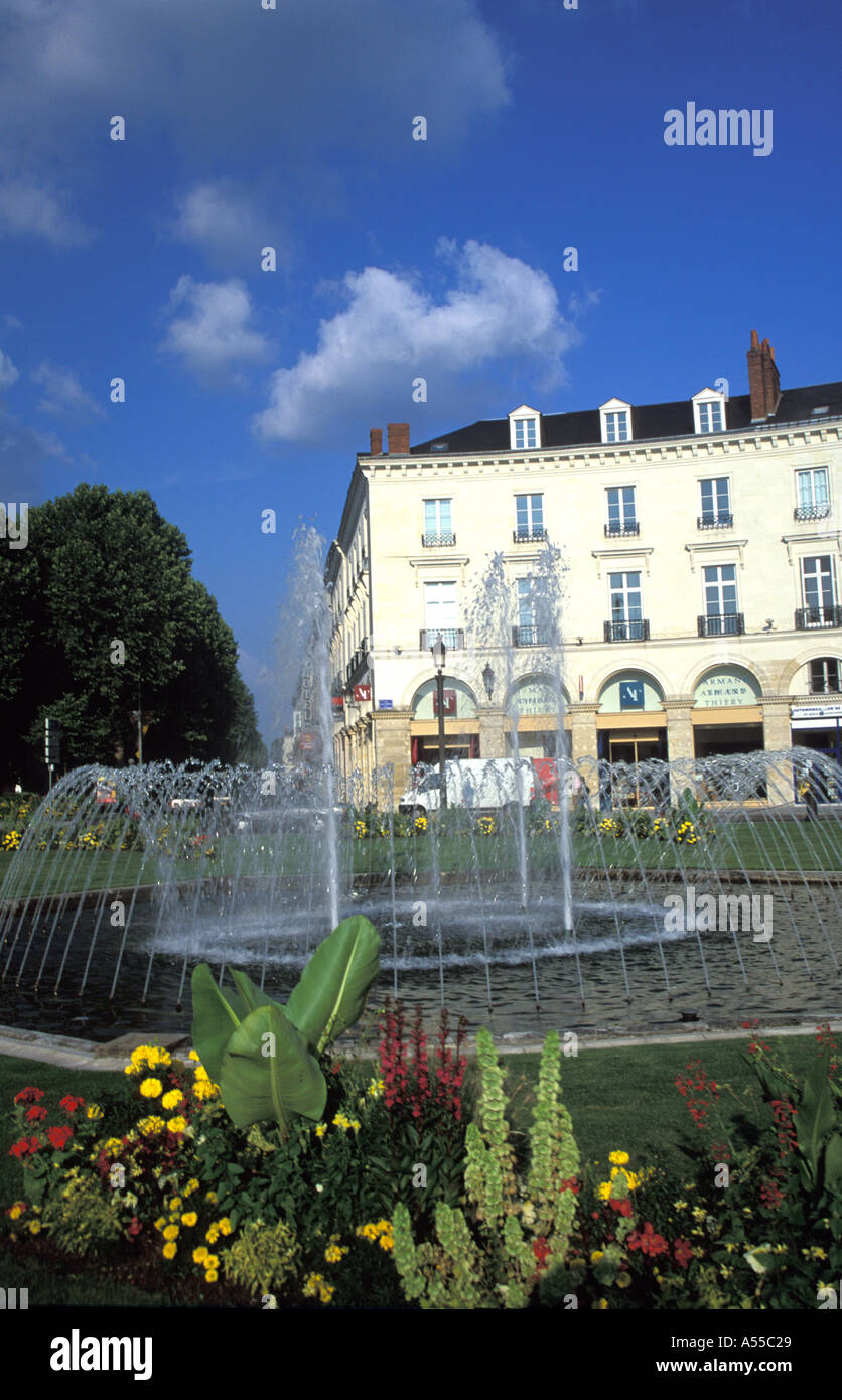 Tours Town Centre France Stock Photo Alamy