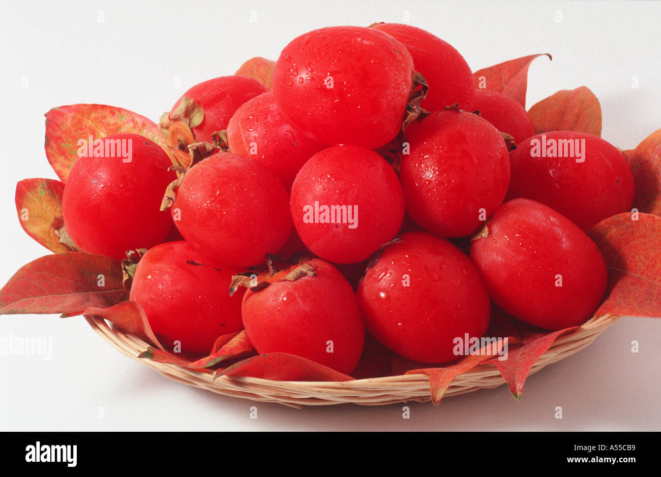 Persimmons Stock Photo Alamy