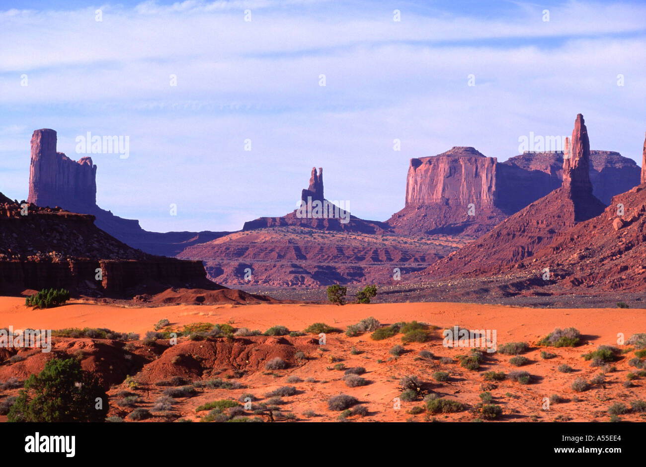 Monument Valley Navajo Tribal Park Arizona USA Stock Photo