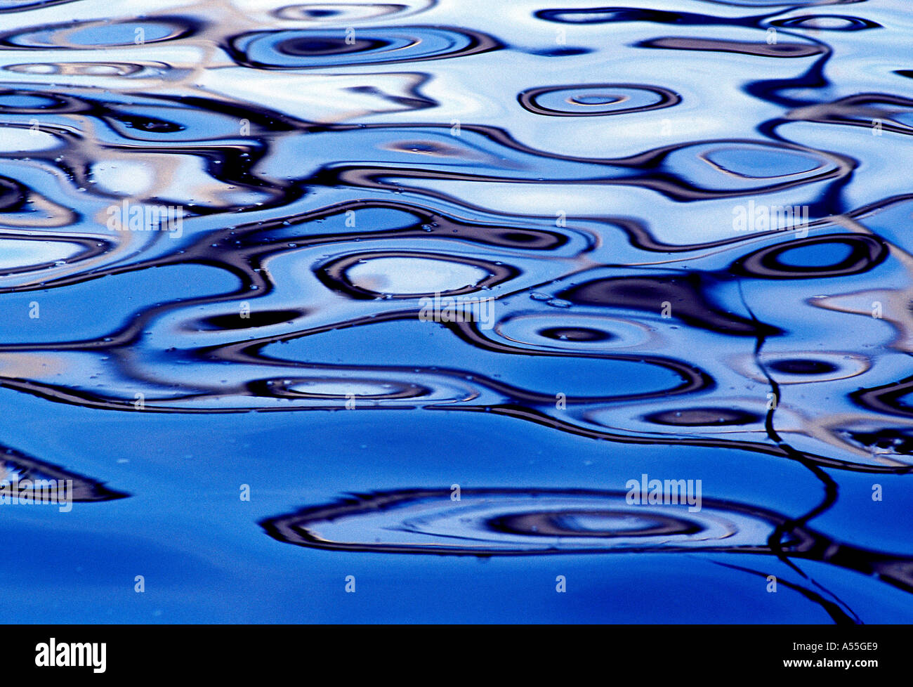 Reflections in the water Stock Photo