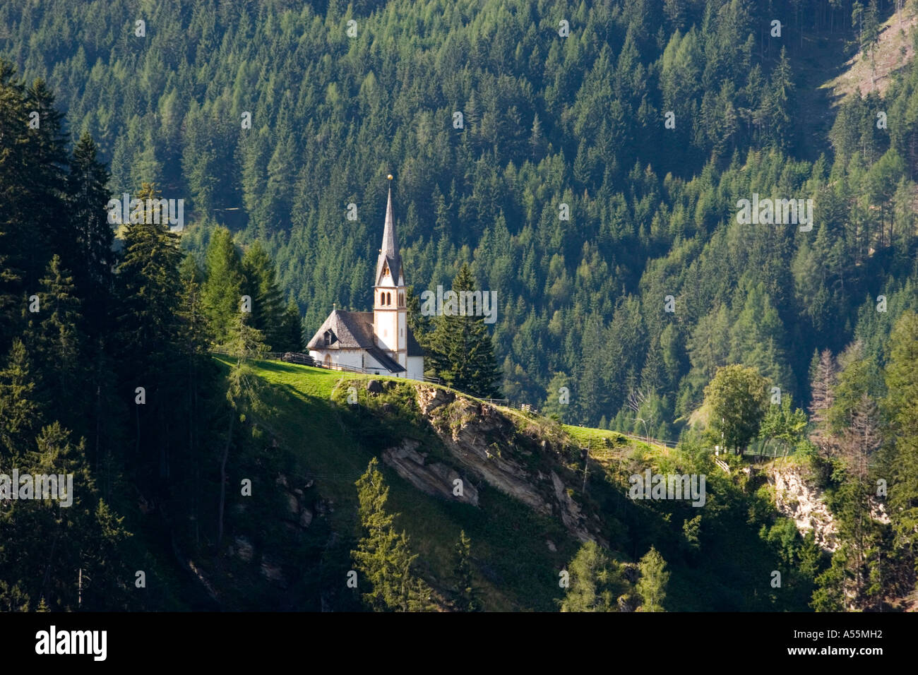 Navis St Kathrein in Wiptal valley Tyrol Austria Stock Photo