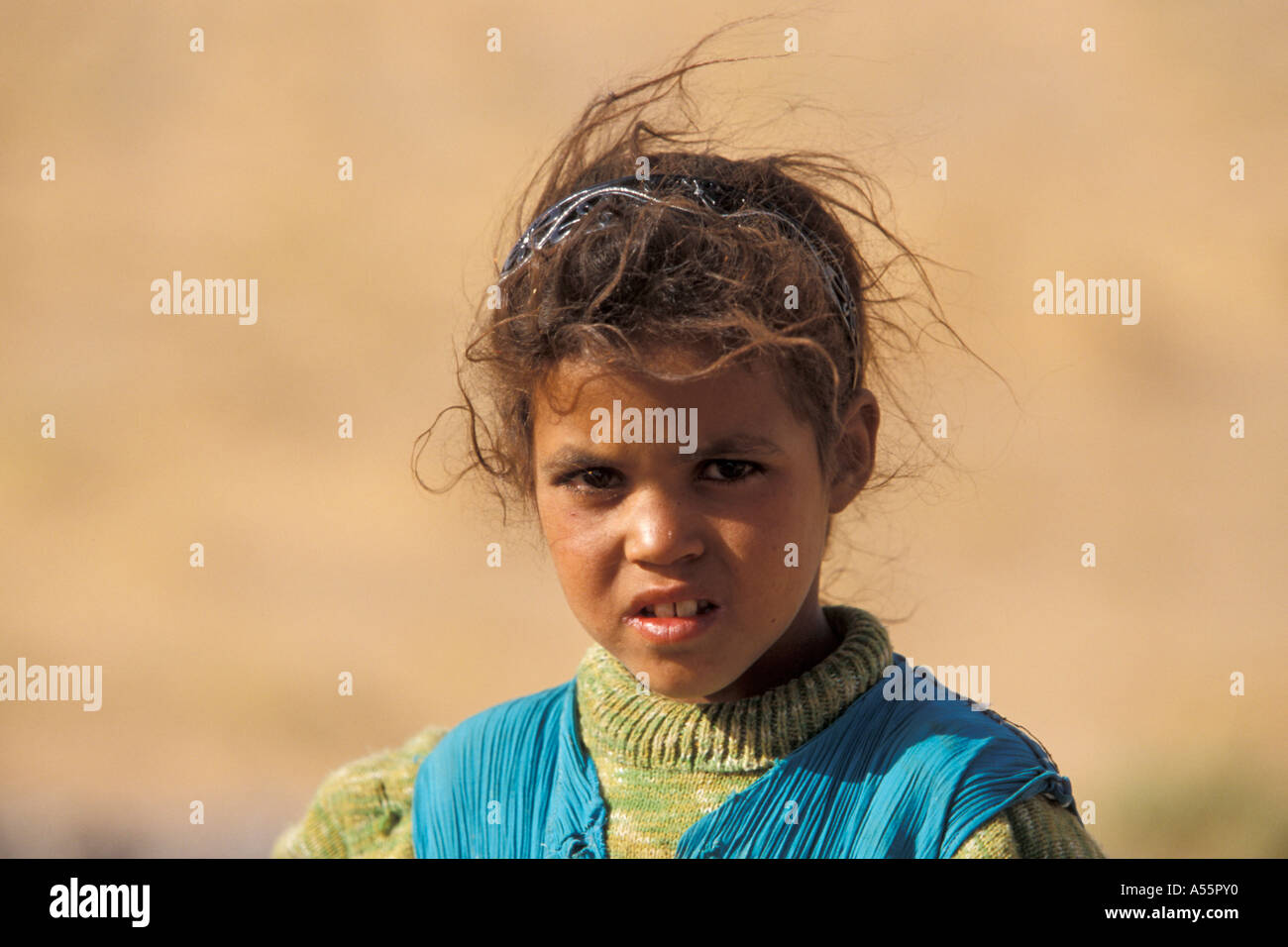 Child Girl Morocco Stock Photo