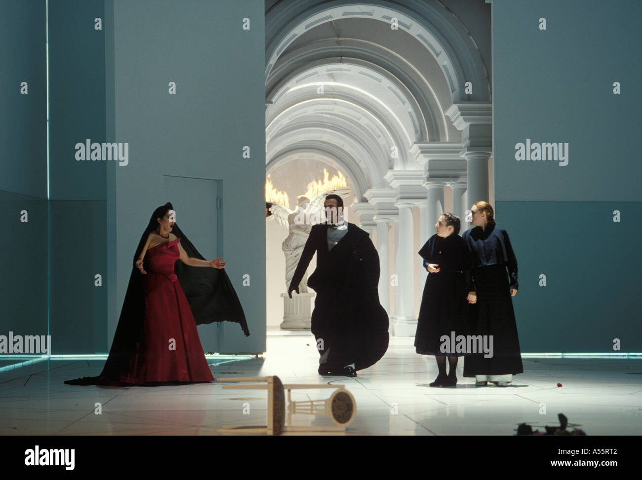 Salzburg festival Mozart opera La Clemenza di Tito Austria Stock Photo