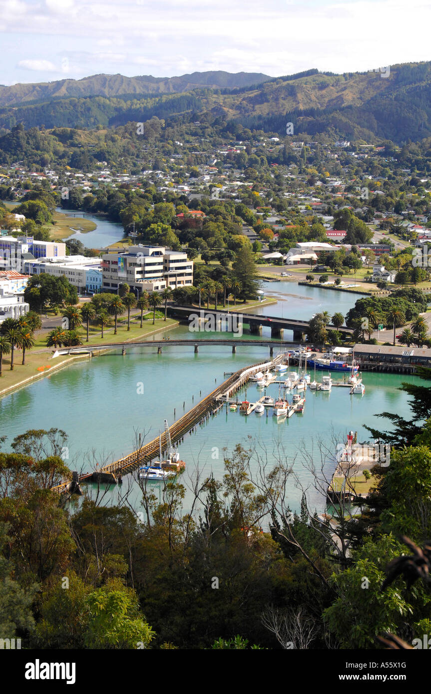 The city of Gisborne, East Coast North Island New Zealand from Kaiti
