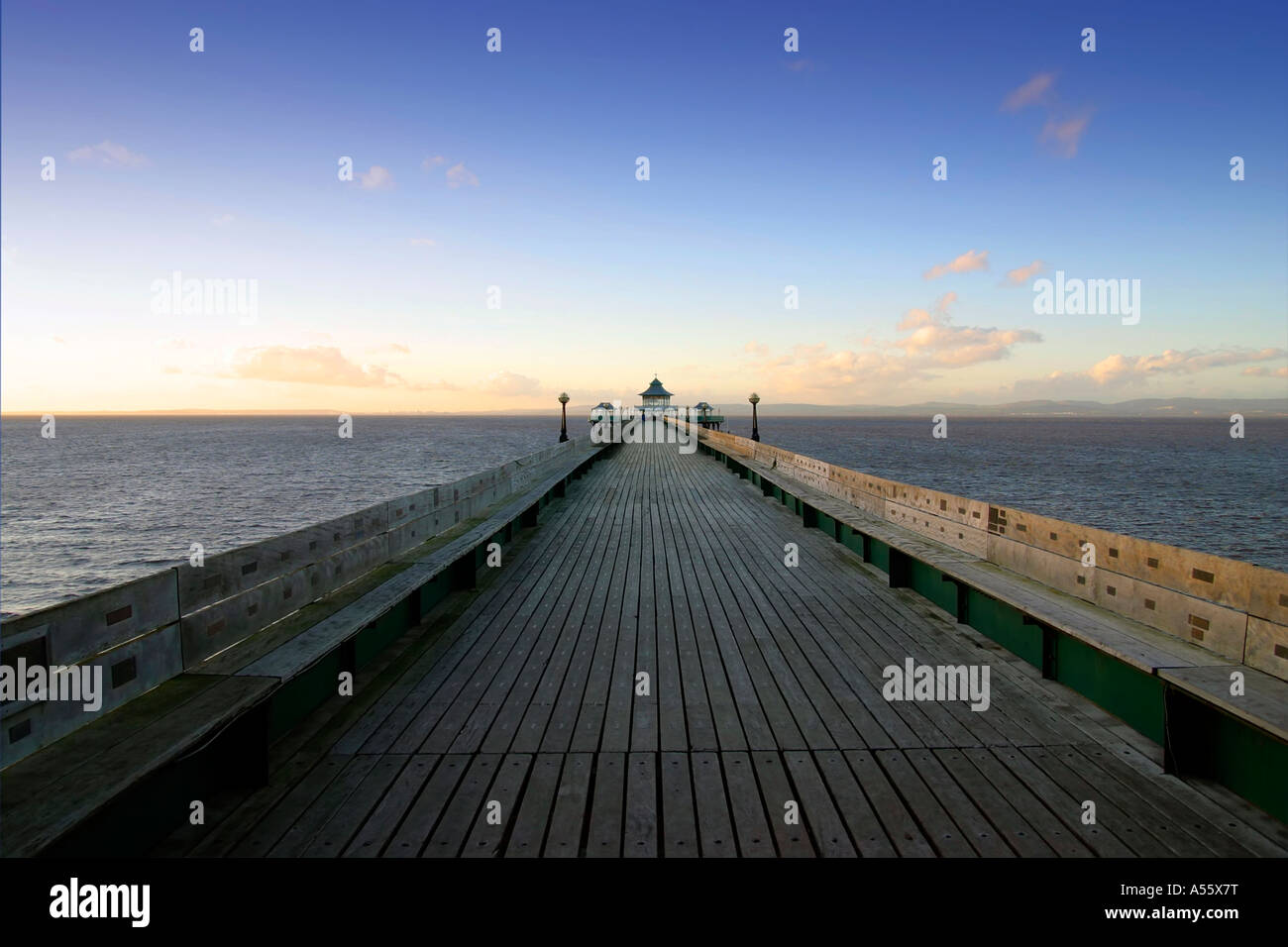 Clevedon Pier, Somerset, England Stock Photo - Alamy