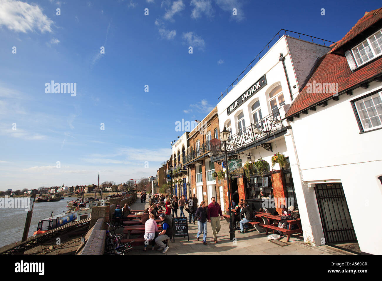 Great Riverside Pub Review Of The Blue Anchor London England