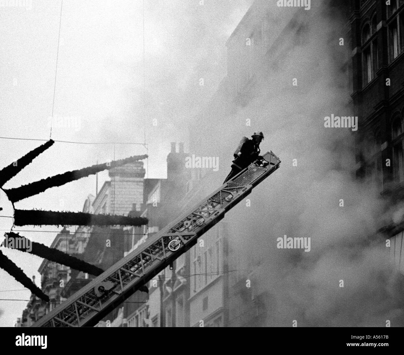 Shop fire Bond Street London Stock Photo - Alamy