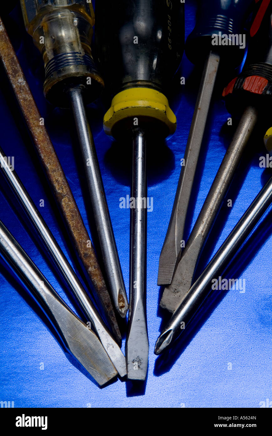 various types of screwdrivers Stock Photo Alamy