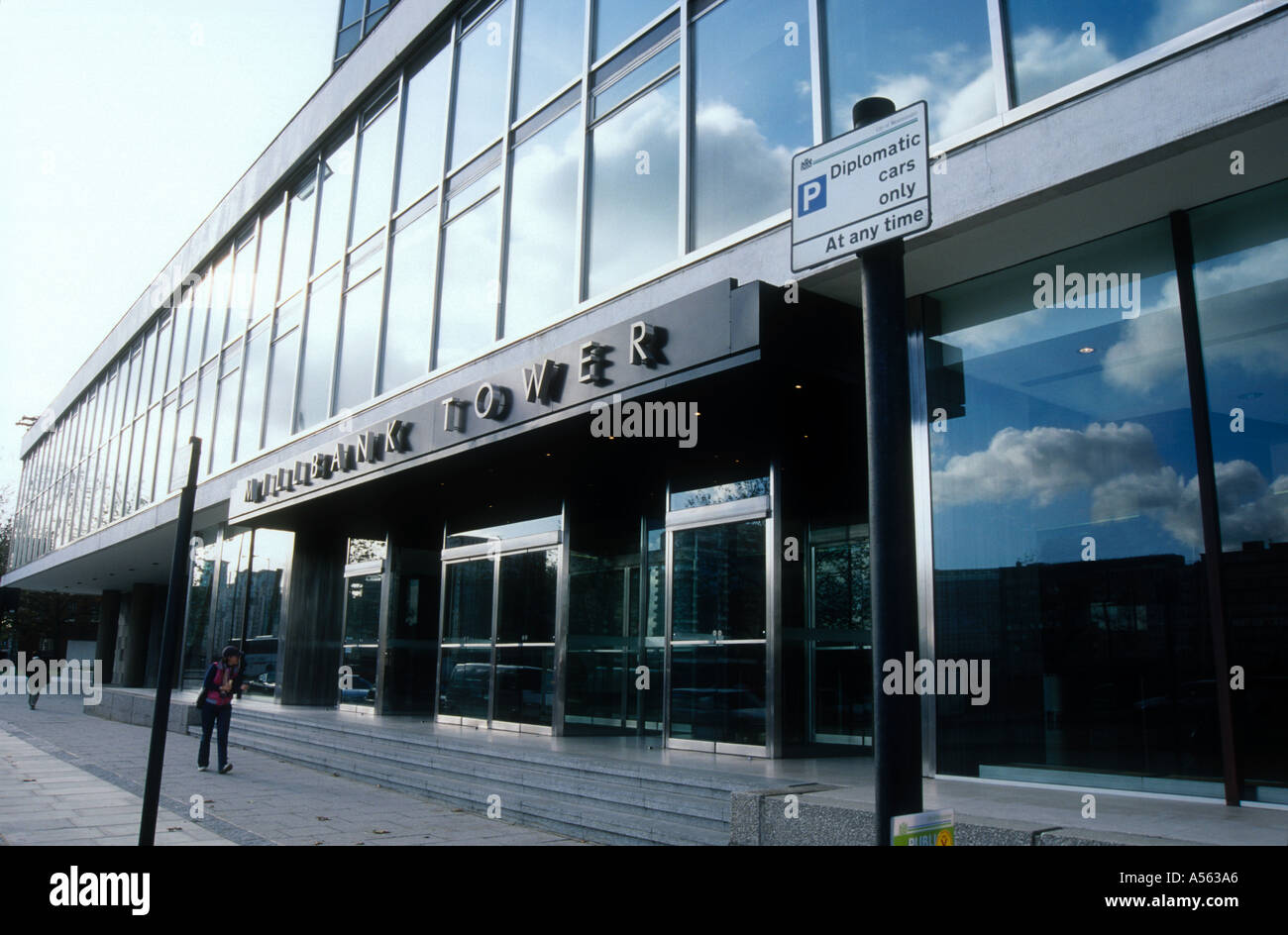 Millbank Tower office building headquarters of the British Labour Party London UK England Stock Photo