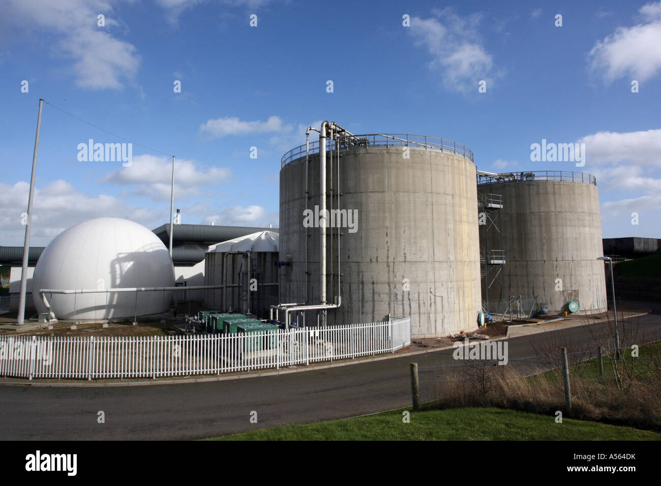 Nigg Waste Water treatment plant in Aberdeen, Scotland Stock Photo Alamy