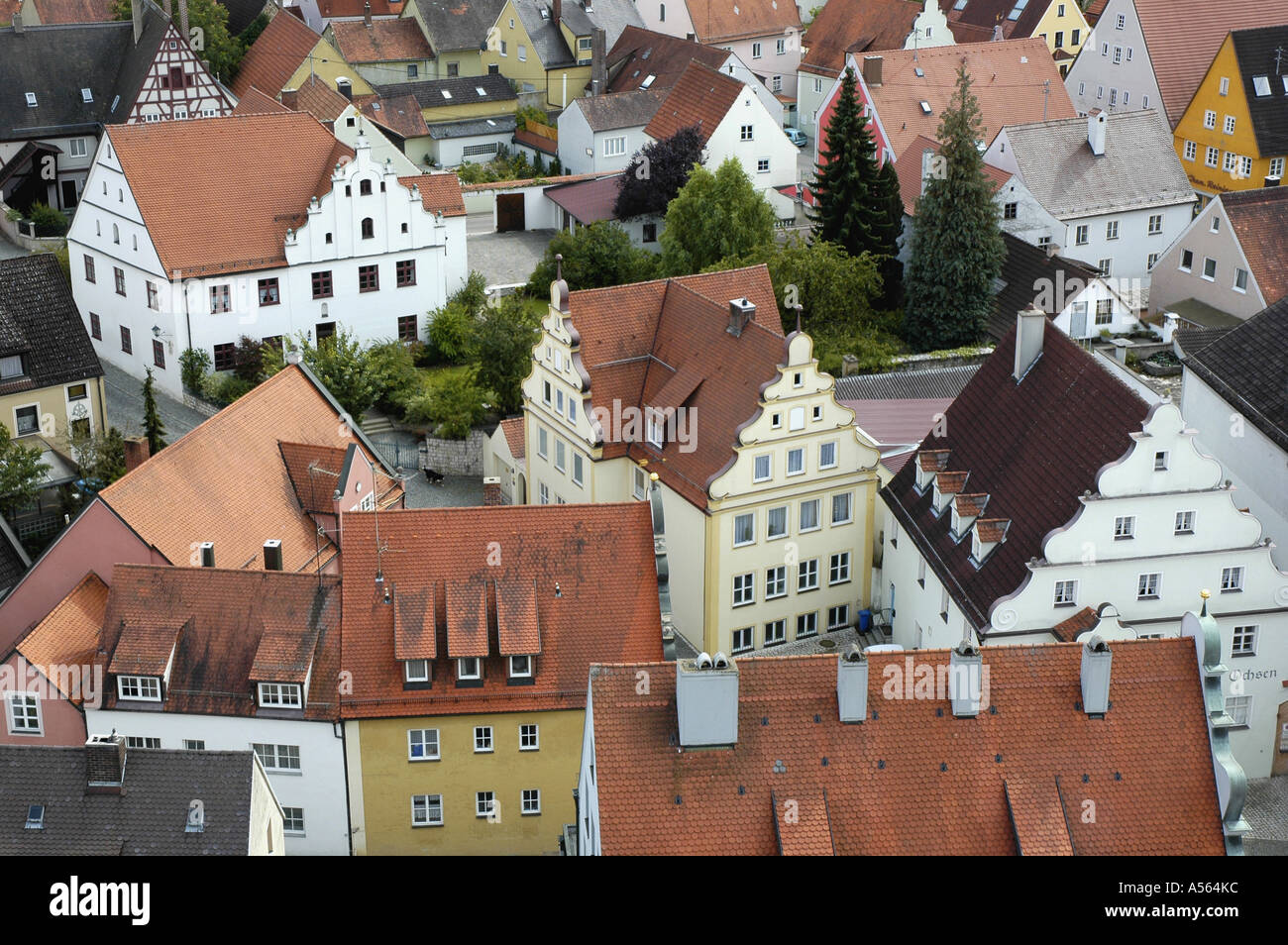 Wemding in the nature park Altmuehltal in Bavaria , Germany Stock Photo ...