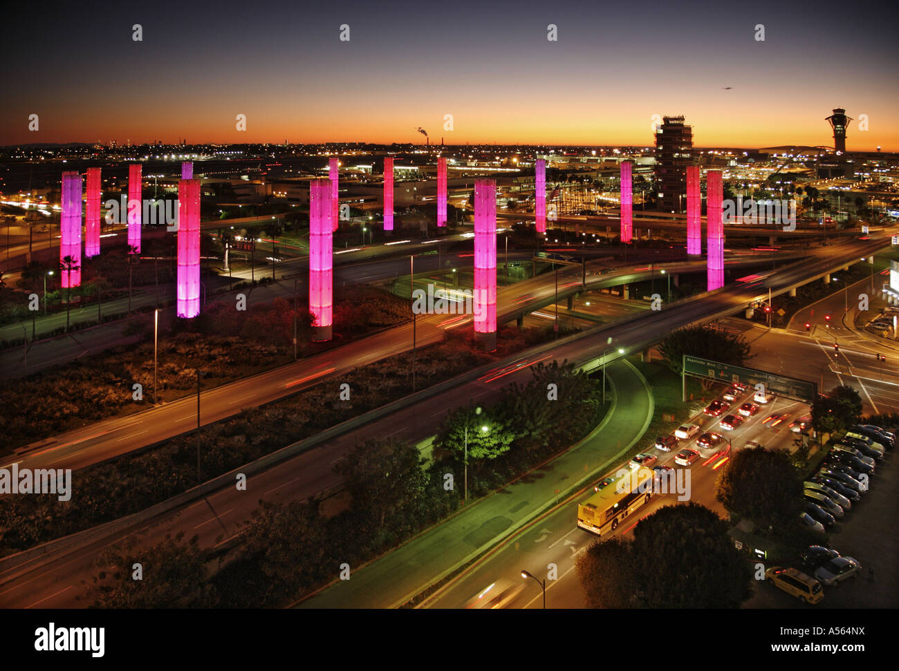 Light Sculpture At LAX Los Angeles International Airport El Segundo Los