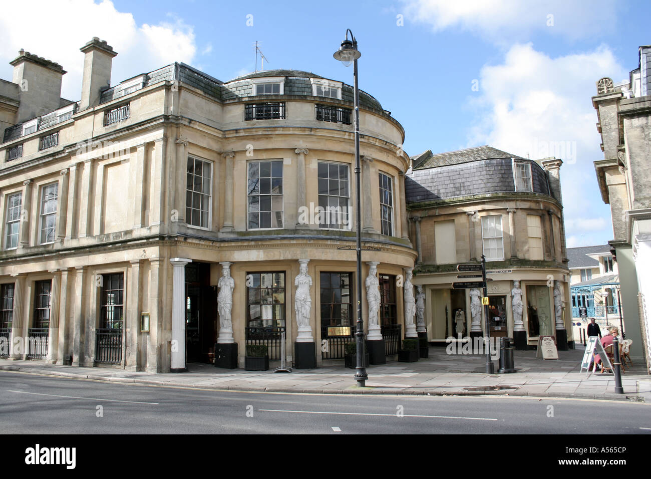 Montpellier street cheltenham gloucestershire uk hires stock