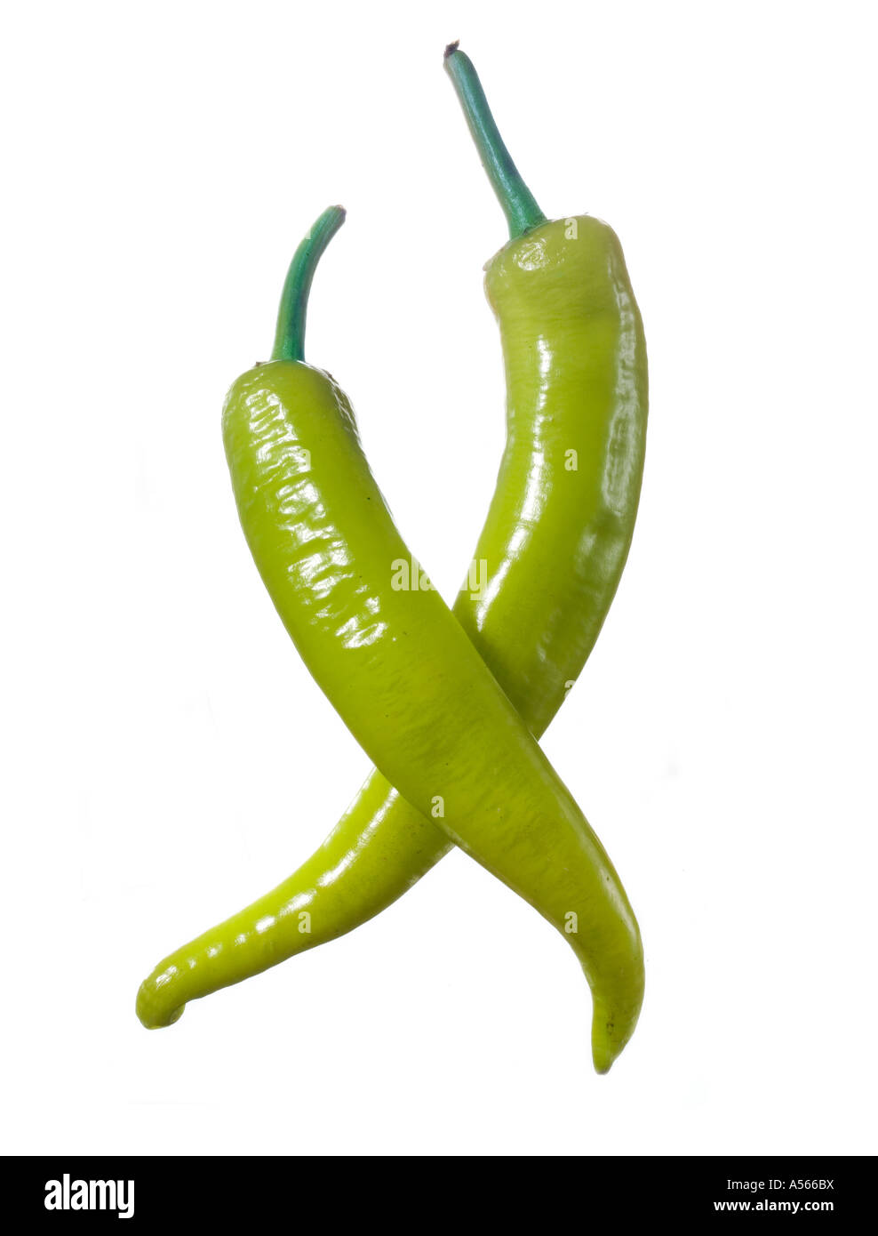 hungarian wax peppers Stock Photo