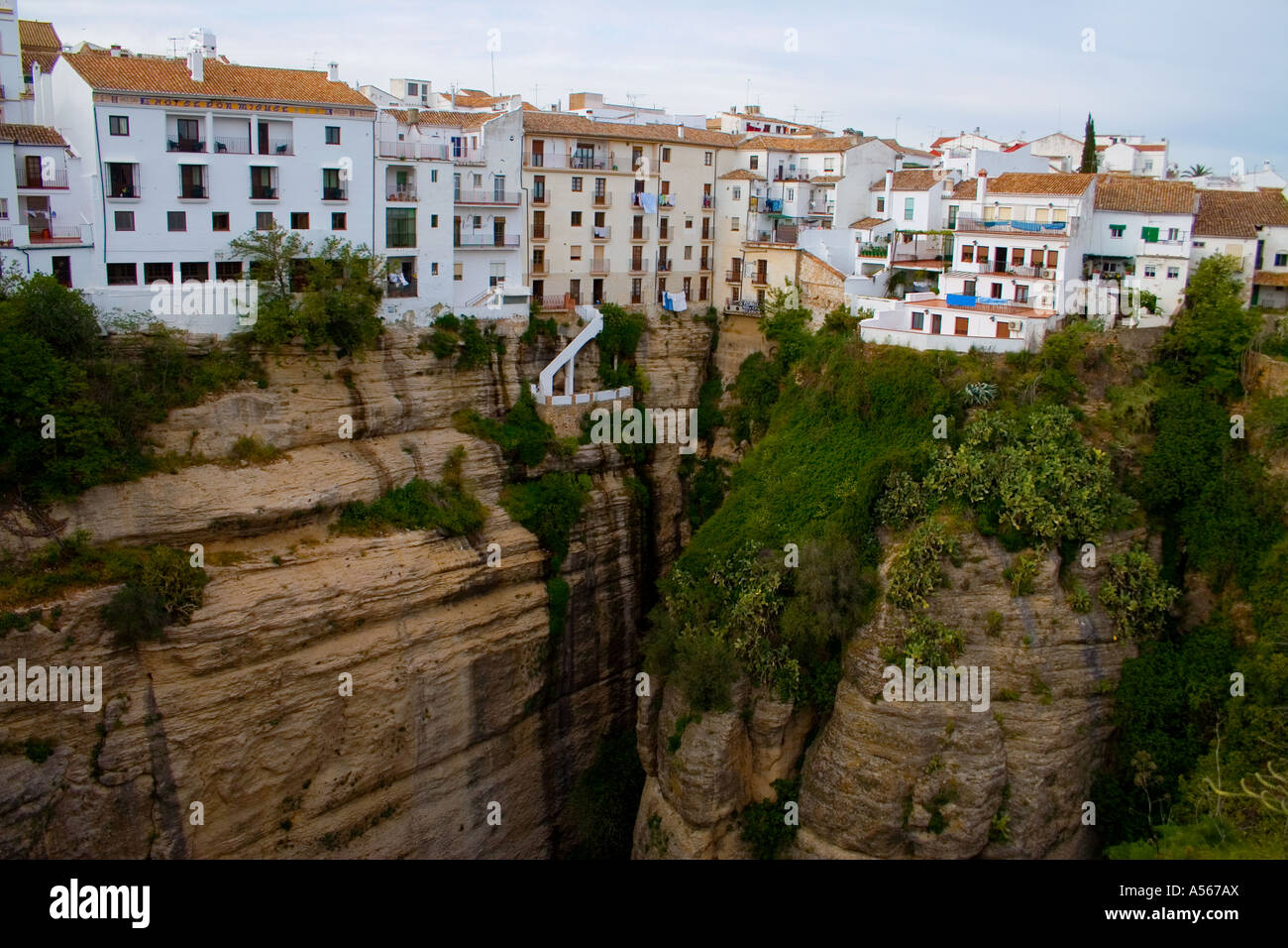George In Ronda Spain Gorge in Ronda Andalucia Spain april 2006 Stock Photo - Alamy