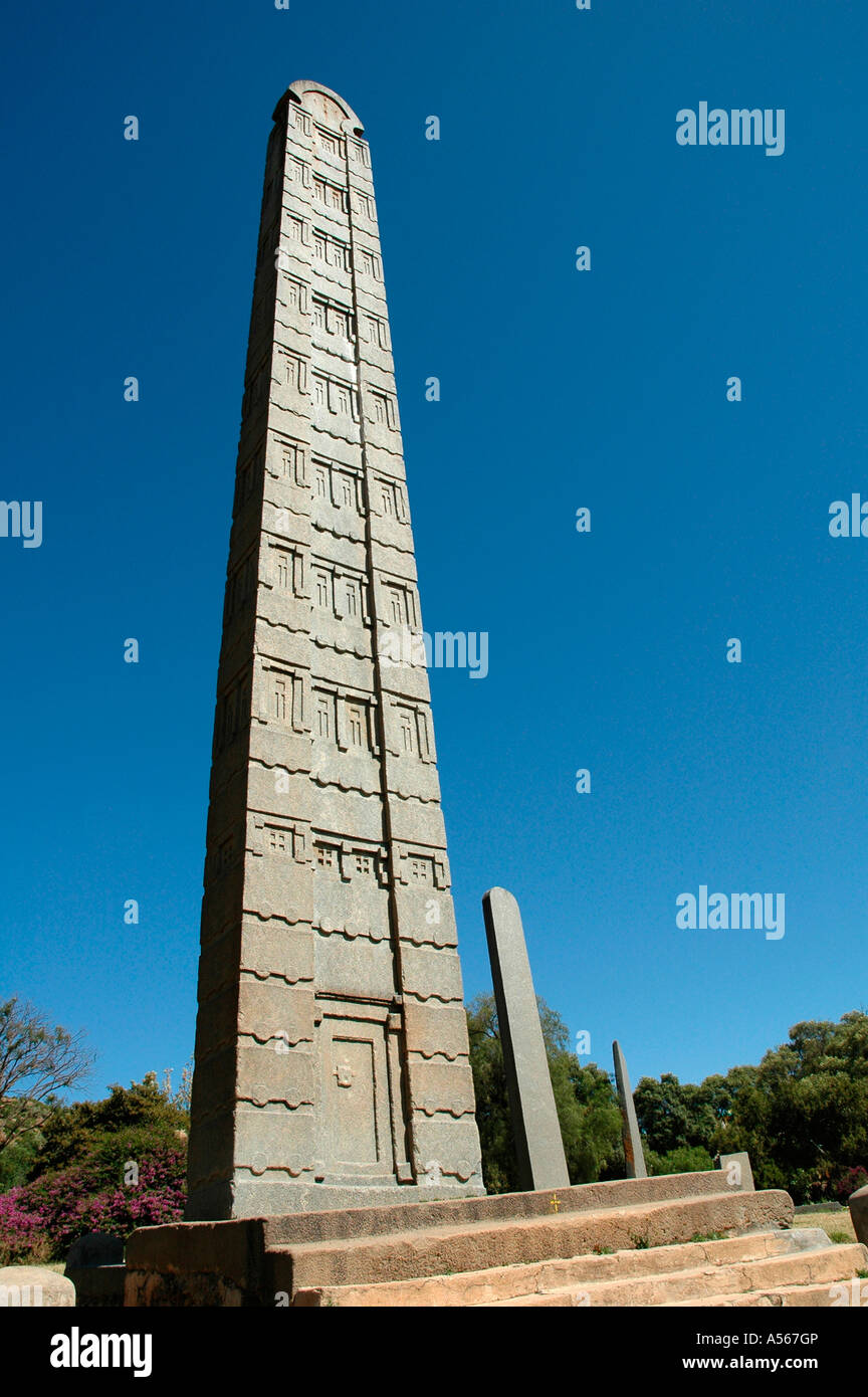 Painet iy7798 ethiopia great stele 2004 country developing nation less economically developed culture emerging market Stock Photo