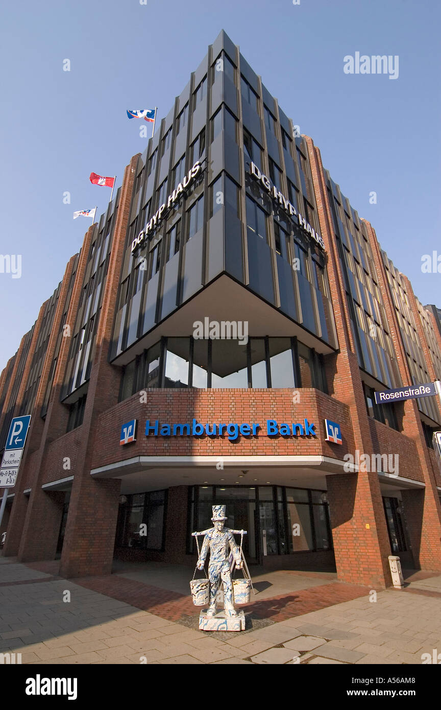 Buildung of Deutsche Genossenschafts Hypothekenbank DGHyp in Hamburg Germany Stock Photo
